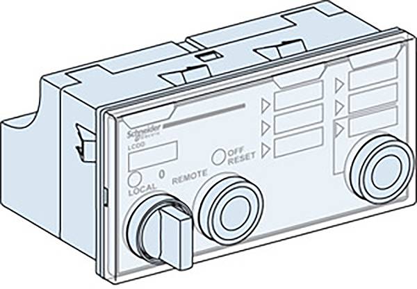 PrismaSeT-P, unité de commande, avec affichage LCDD, pour moteurs avec un sens de rotation Schneider Electric Contenu: 1 pc(s)