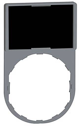 Cadre adaptateur gris pour un module carré, compatible avec un objectif circulaire.