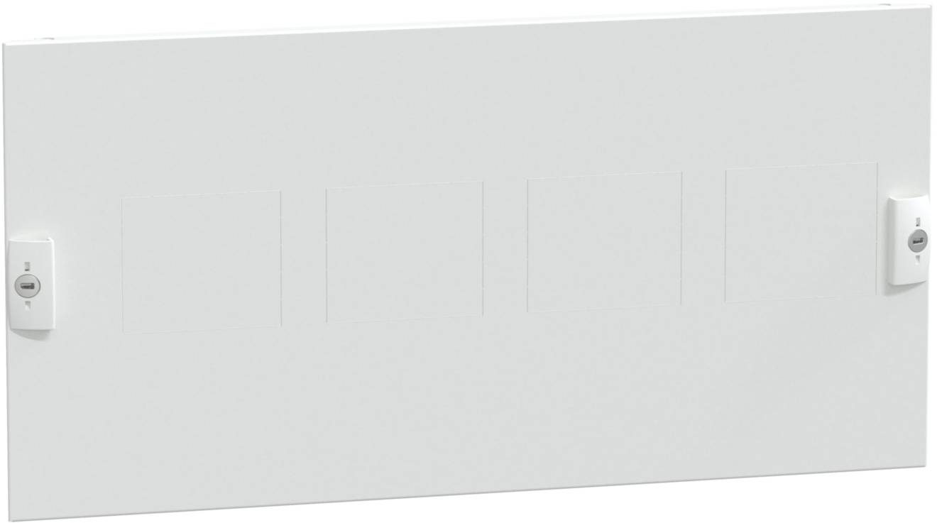 PrismaSeT-P, panneau avant, 4x compact NSXm160 4 pôles, entraînement rotatif, montage fixe, vertical, largeur=650 mm, hauteur=5