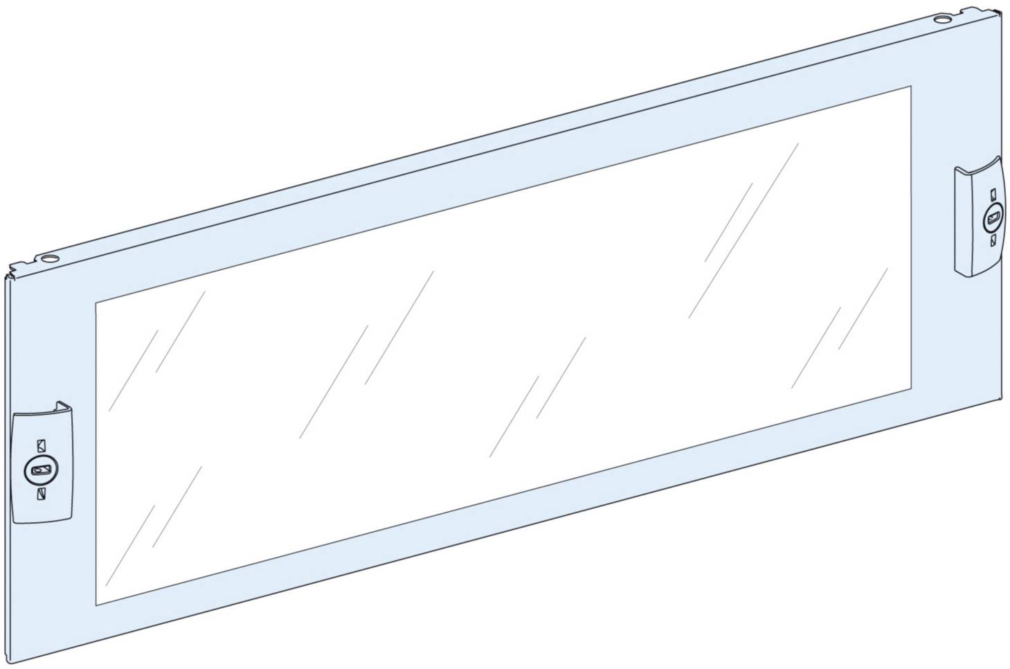 PrismaSeT-P, panneau avant, avec fenêtre de vision, largeur = 650 mm, hauteur = 6 modules Schneider Electric Contenu: 1 pc(s)
