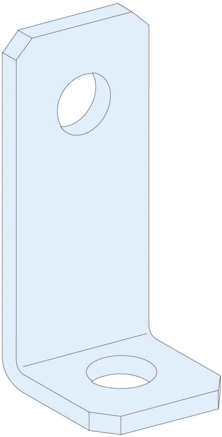 PrismaSeT-P, équerre de fixation, avec vis, (x 4) Schneider Electric Contenu: 1 pc(s)