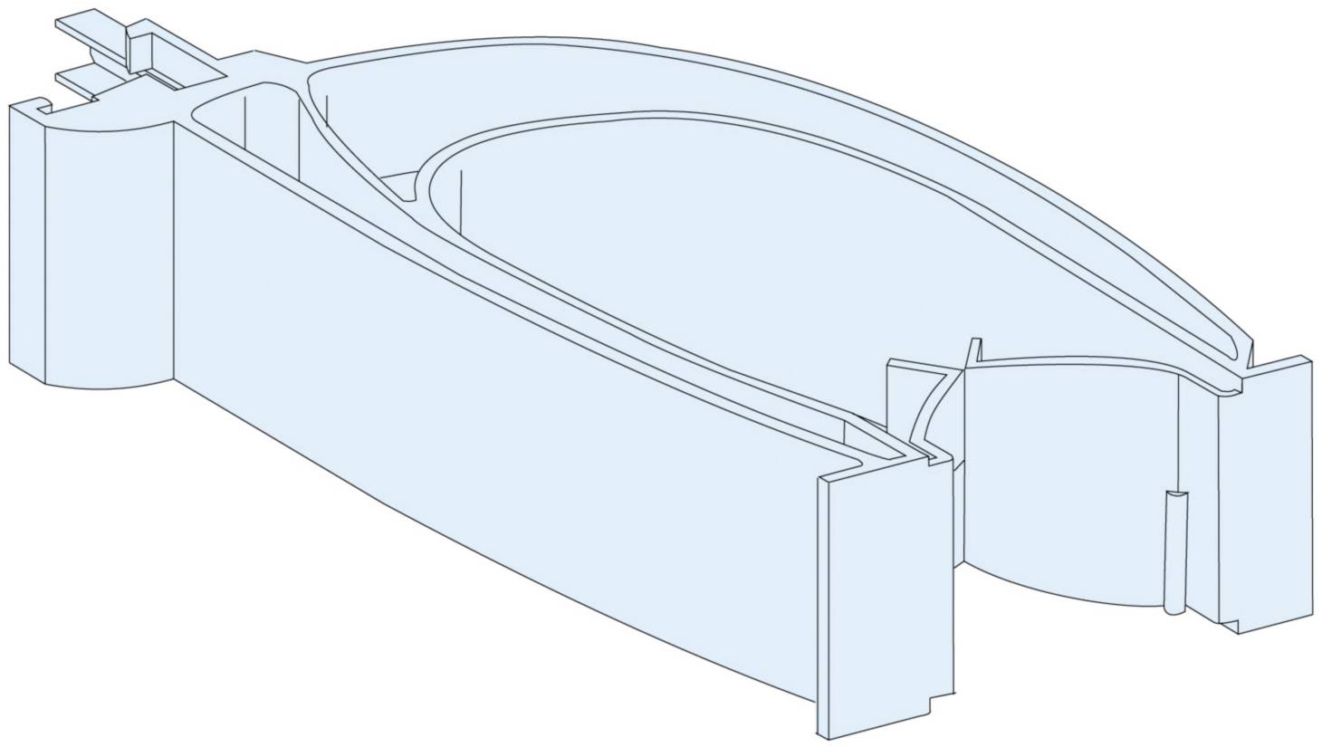 PrismaSeT-G, serre-câble, vertical, (12 pièces) Schneider Electric Contenu: 1 pc(s)