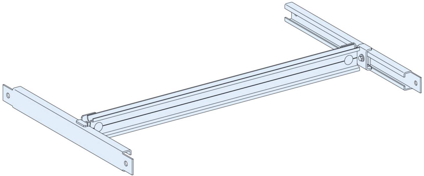 PrismaSeT-P, rail DIN, réglable, 48 unités de module, largeur = 650 mm Schneider Electric Contenu: 1 pc(s)