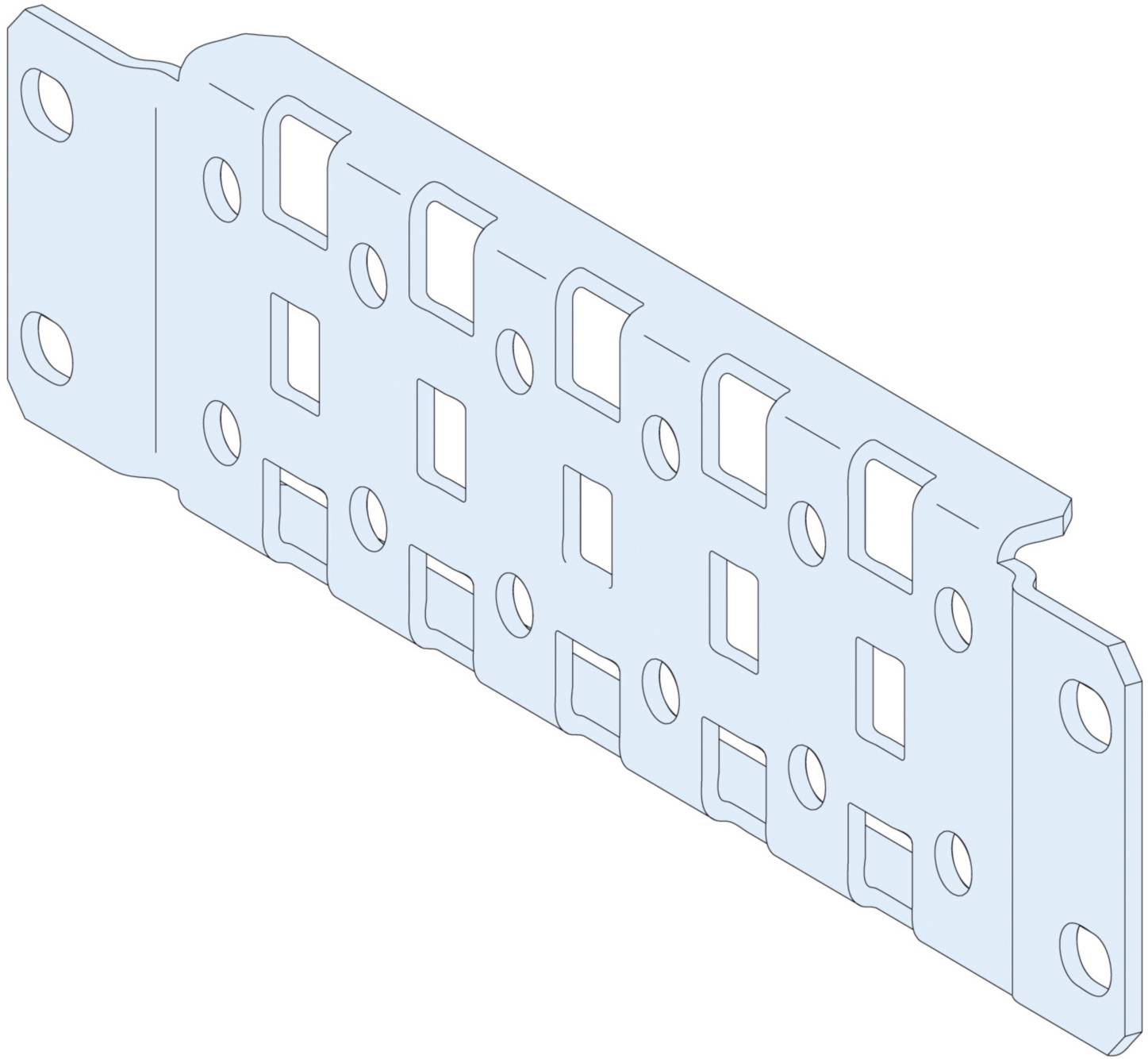 PrismaSeT-P, profilé de montage, latéral, 200 mm, (x 2) Schneider Electric Contenu: 1 pc(s)