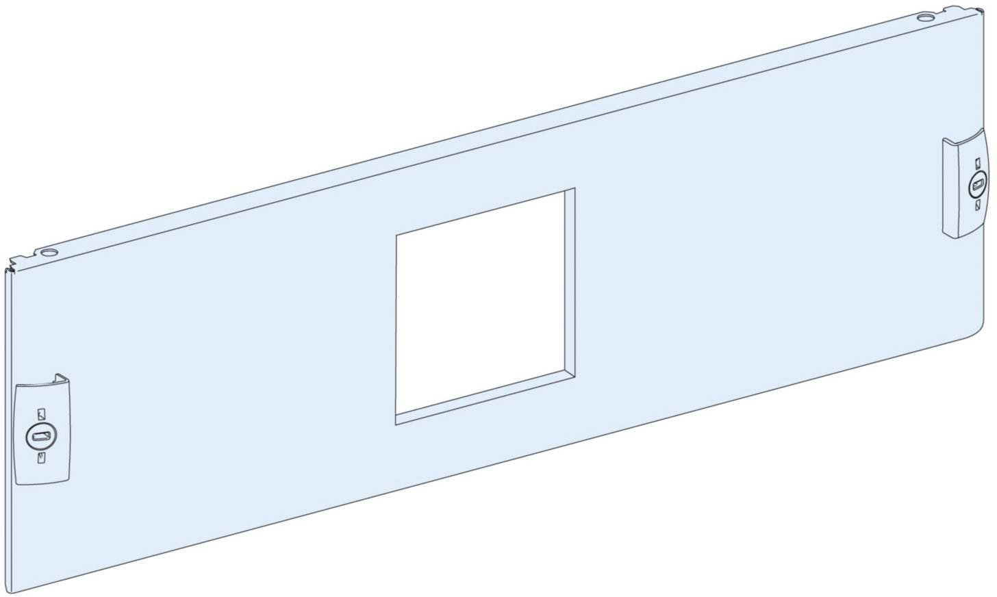 PrismaSeT-P, panneau avant, avec découpe 96 x 96 mm, largeur = 650 mm, hauteur = 3 modules Schneider Electric Contenu: 1 pc(s)