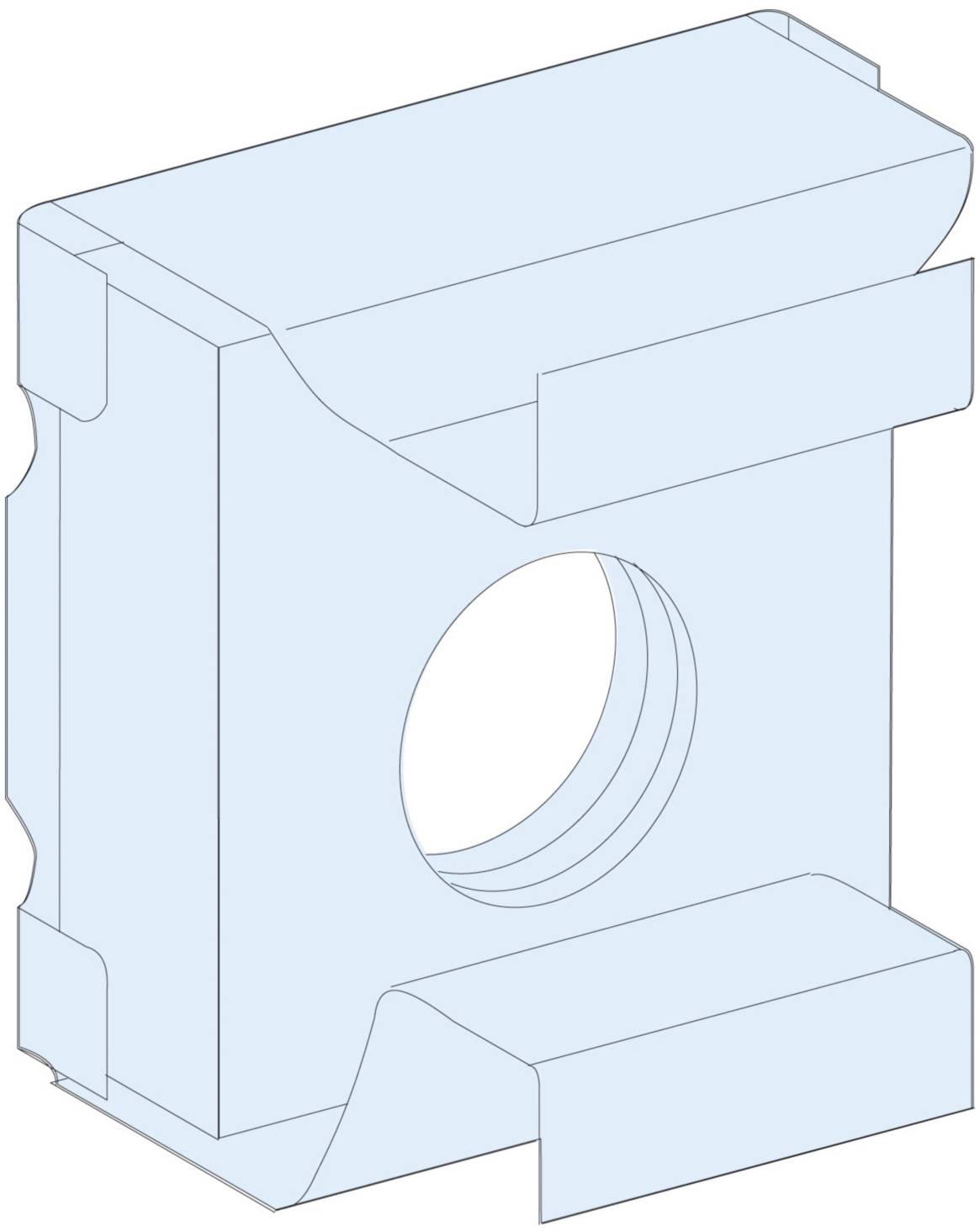 PrismaSeT-P, écrou à clip, pour profilé de montage latéral et longitudinal, M6, (20 pièces) Schneider Electric Contenu: 1 pc(s)
