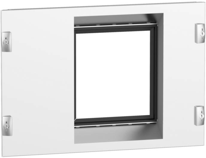 PrismaSeT-P, panneau avant, compact NS630b-1600 3-4pôles, entraînement rotatif, montage fixe, vertical, largeur=650 mm, hauteur=7