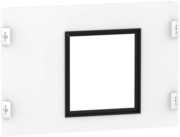 PrismaSeT-P, panneau avant, MasterPacT MTZ1 06-16 3-4pôles, montage fixe, vertical, largeur=650 mm, hauteur=7 modules Schneider