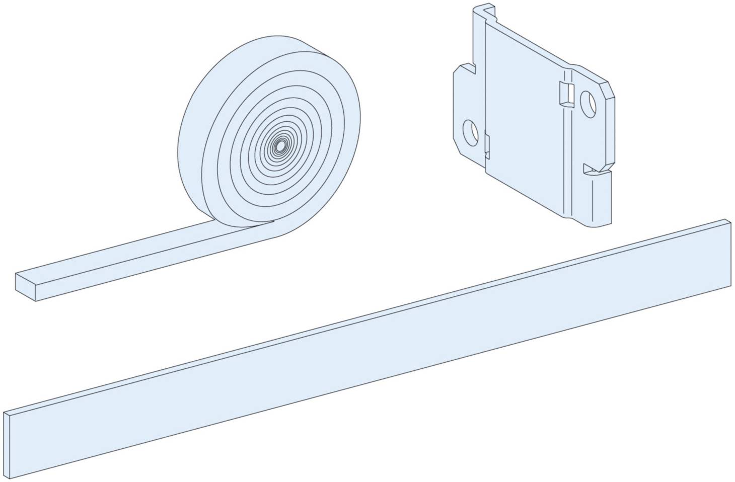 PrismaSeT-P, kit de raccordement, pour l'extension en profondeur des échafaudages de base Schneider Electric Contenu: 1 pc(s)