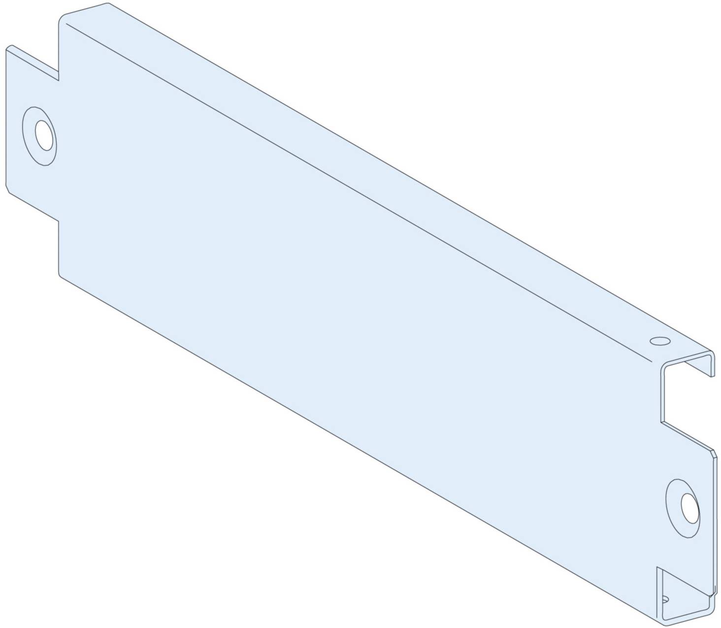 PrismaSeT-P, base couvercle latéral, profondeur = 400 mm, (2 pièces) Schneider Electric Contenu: 1 pc(s)