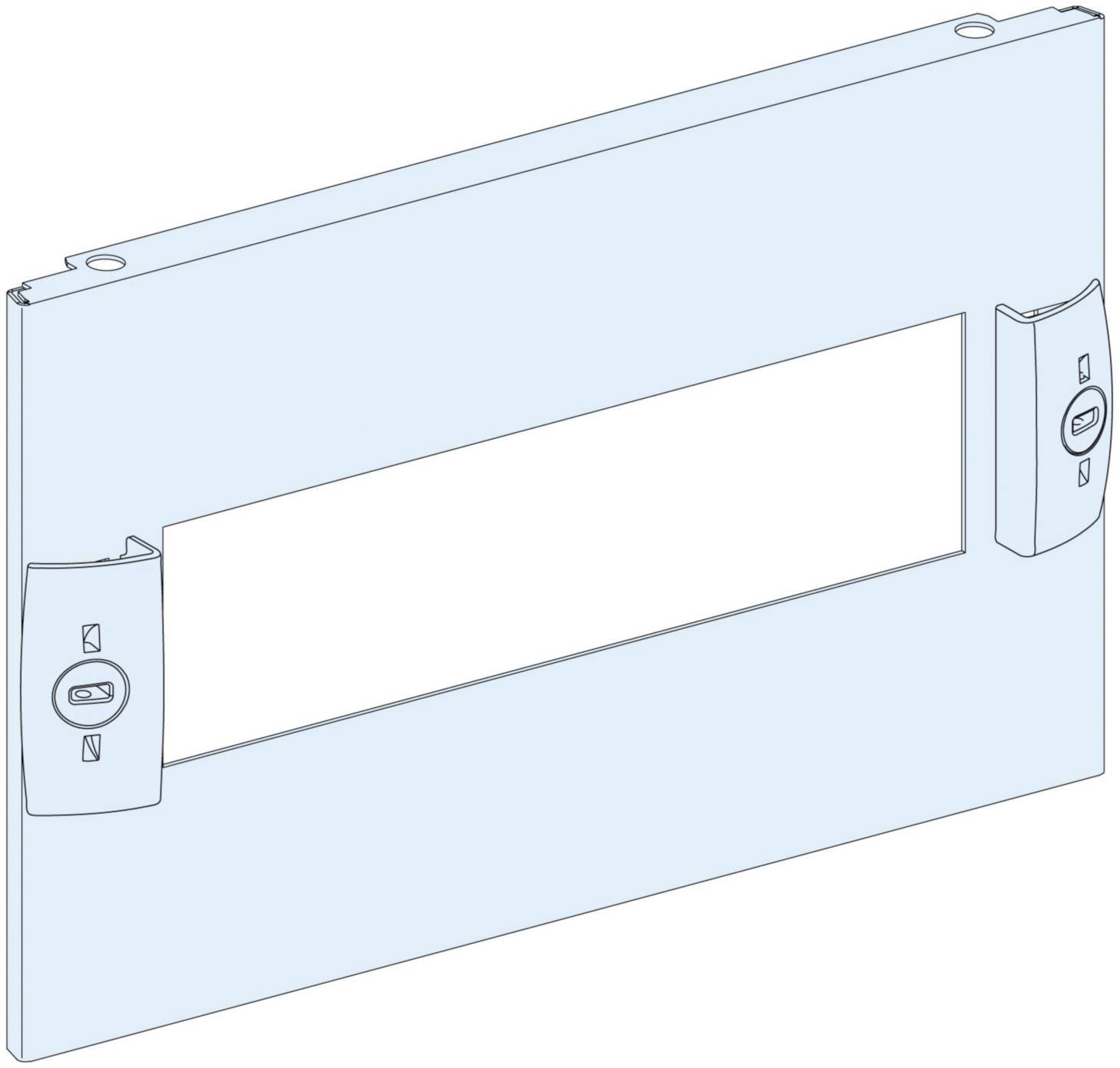 PrismaSeT-P, panneau avant, avec découpe de 45 mm, 1 rangée, largeur = 400 mm, hauteur = 4 modules Schneider Electric Contenu