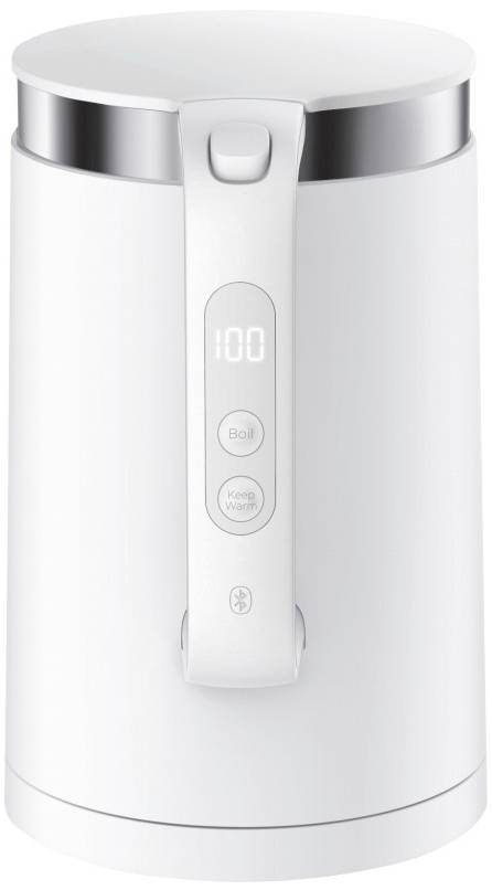 Xiaomi Bouilloire sans fil, avec écran, présélection de la température, commandable par application blanc Contenance: 1.5 l