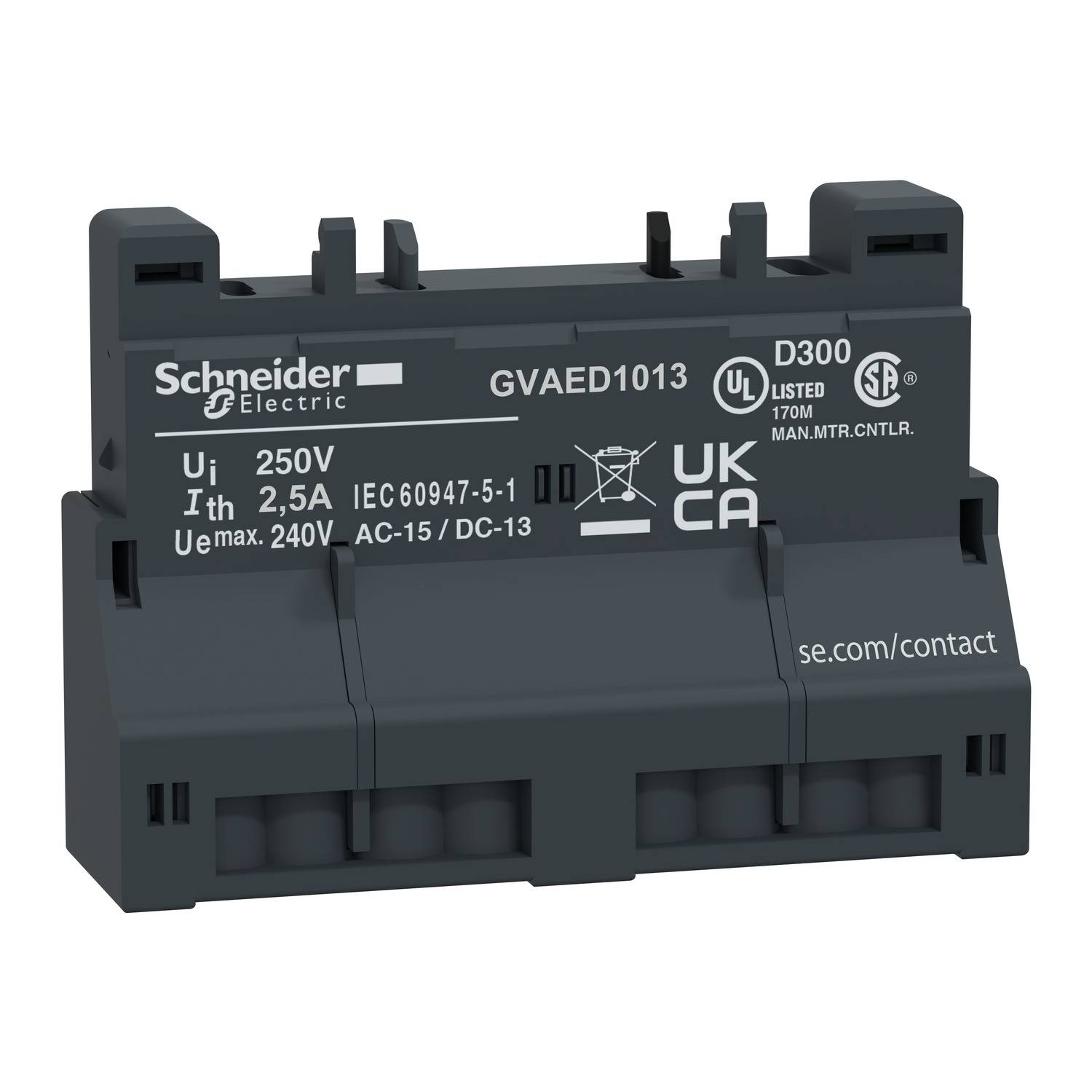 Schneider Electric GVAED1013 Contact auxiliaire 1 pc(s)