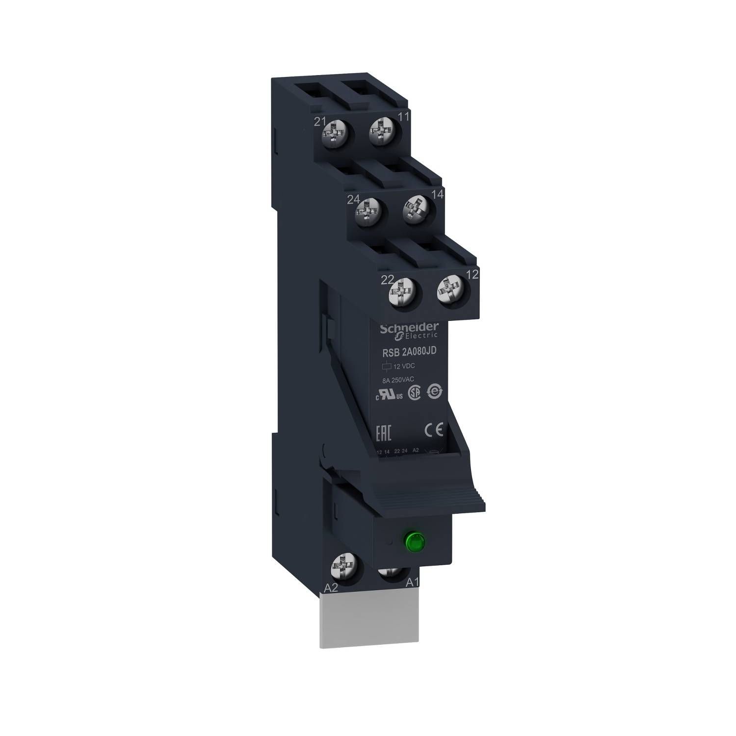 Relais d'interface Schneider Electric RSB2A080JDPV 30 pc(s)