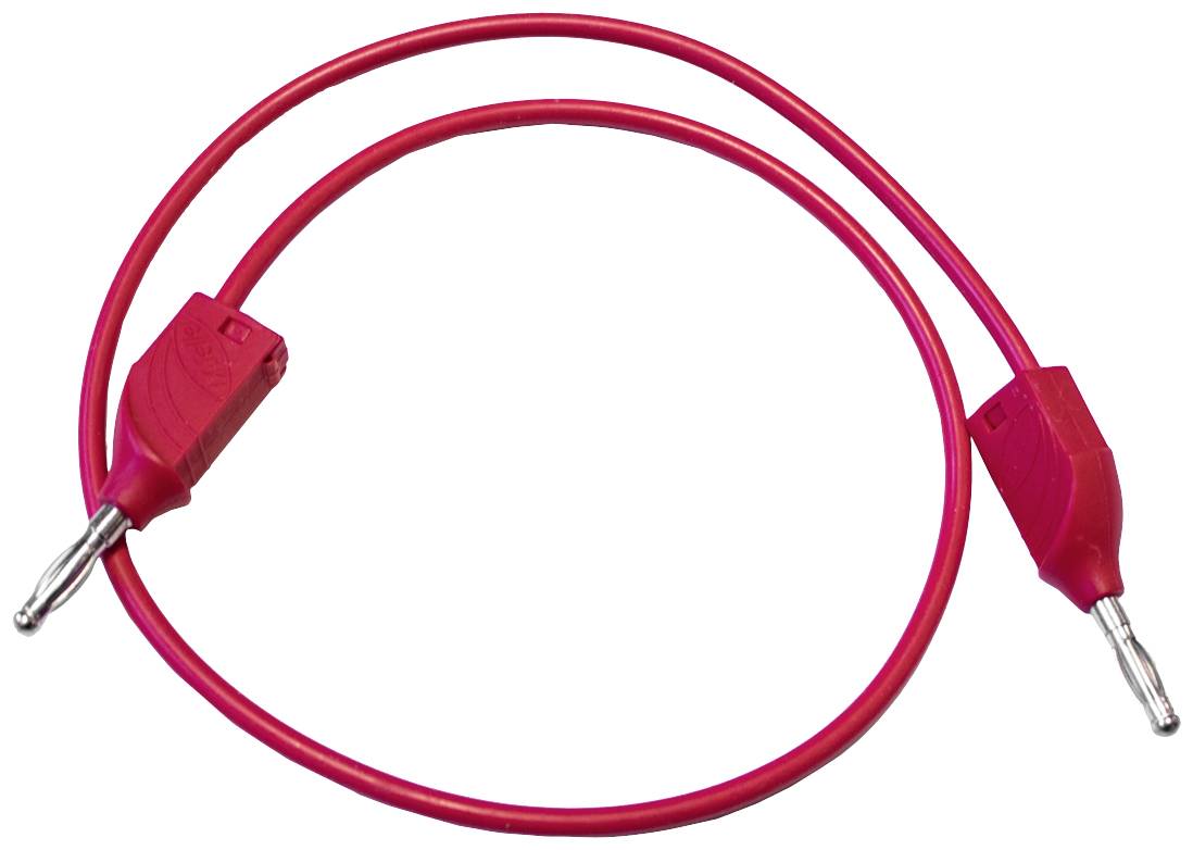 Mueller Electric BU-2929-M-39-2 Cordon de mesure banane mâle 4 mm banane mâle 4 mm 0.99 m rouge 1 pc(s)