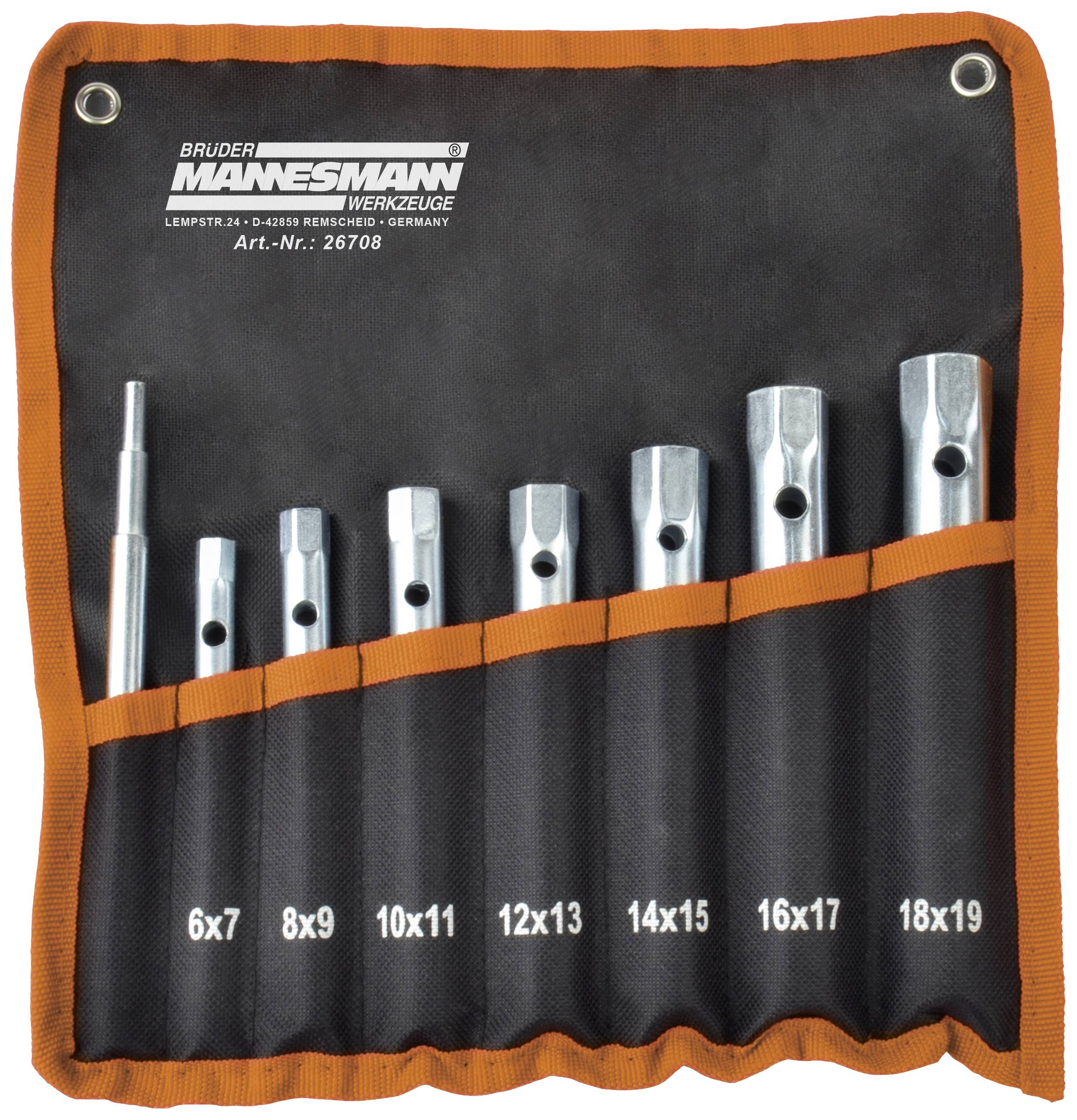 Brüder Mannesmann M26708 Clé à tube 8 pièces