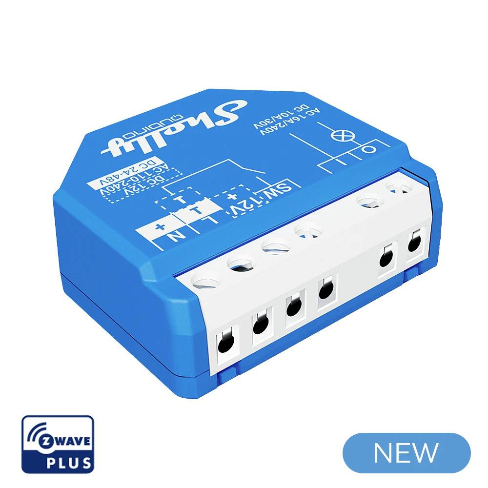 Shelly Qubino Wave 1 Actionneur de commutation Z-Wave, Z-Wave+
