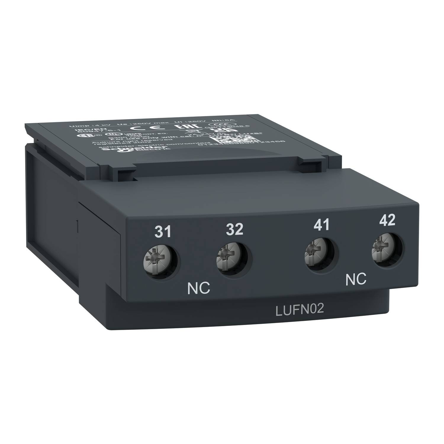 Schneider Electric LUFN02 Contact auxiliaire 1 pc(s)