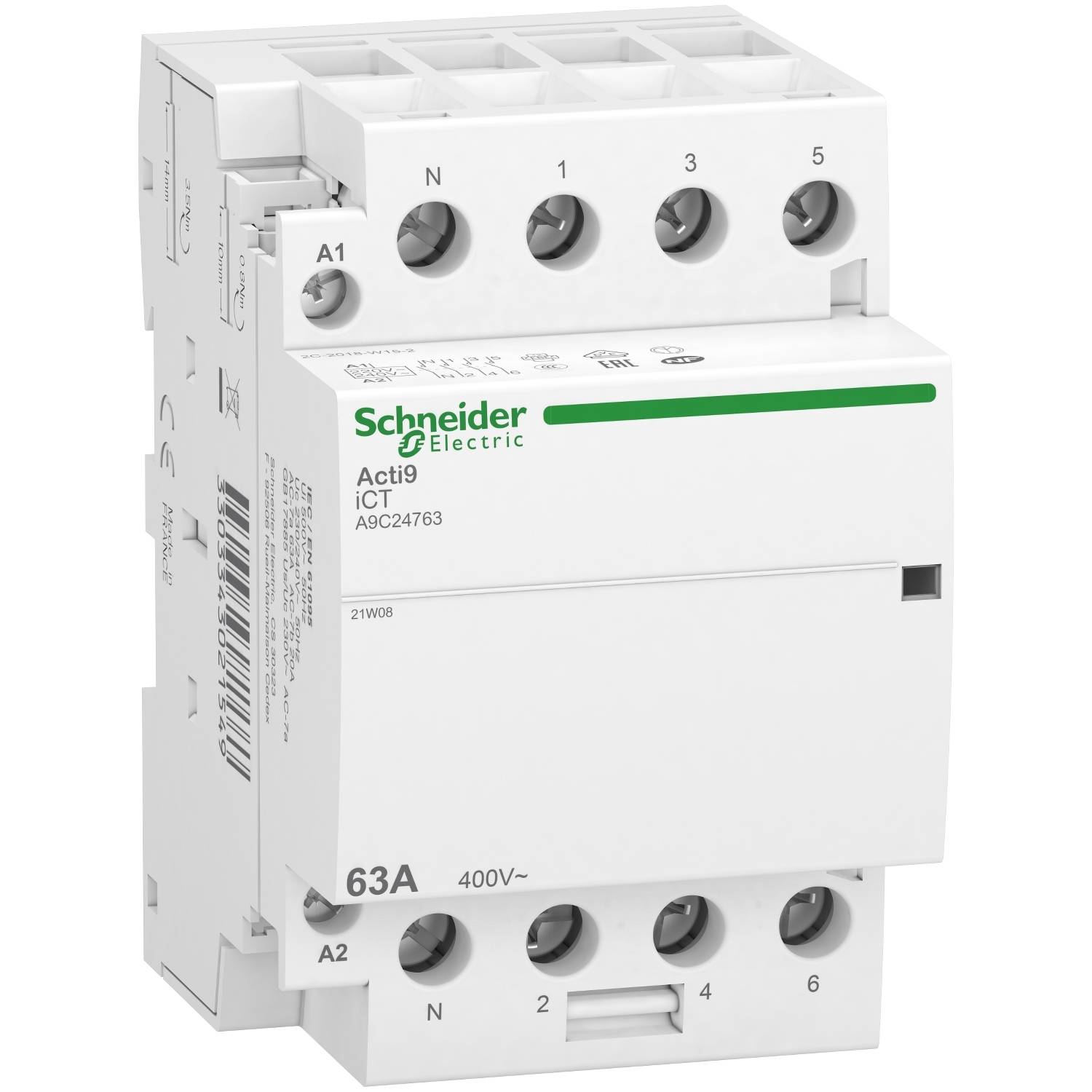 Schneider Electric A9C24763 Contacteur d'installation 1 pc(s)