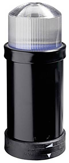 Adaptateur de feu flash de sécurité noir avec un couvercle de lentille transparent et strié. Fréquemment utilisé pour la signalisation dans des applications industrielles.