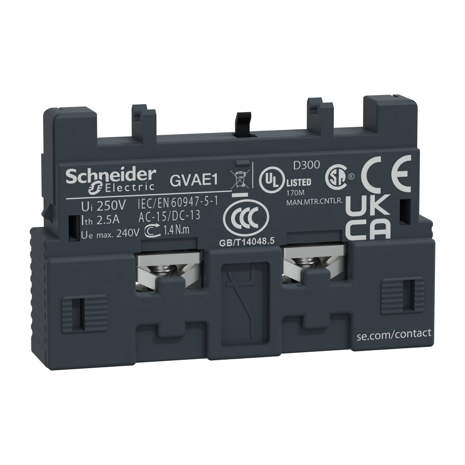 Schneider Electric GVAE1 Contact auxiliaire 10 pc(s)