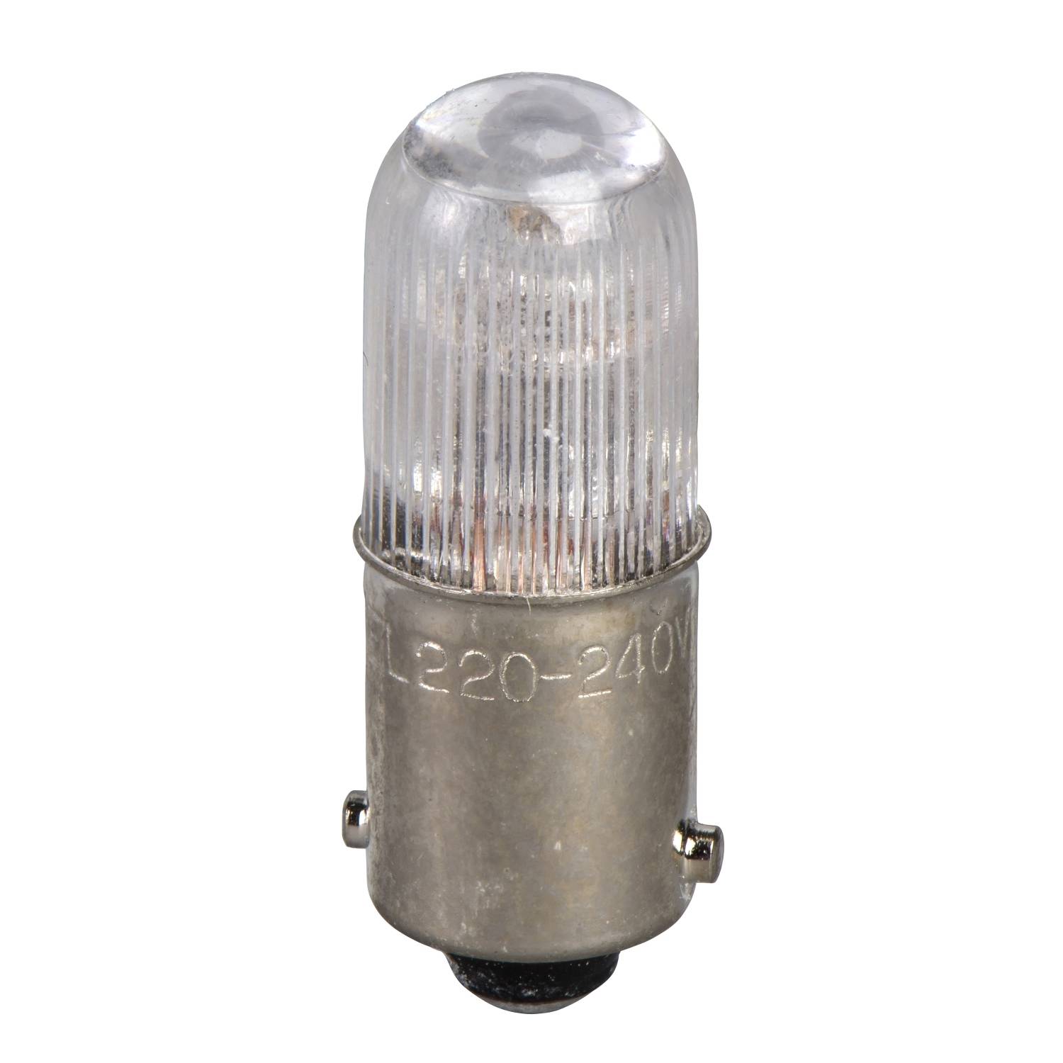 Une ampoule unique, transparente, avec douille métallique. Adaptée pour une tension de 220-240 volts.