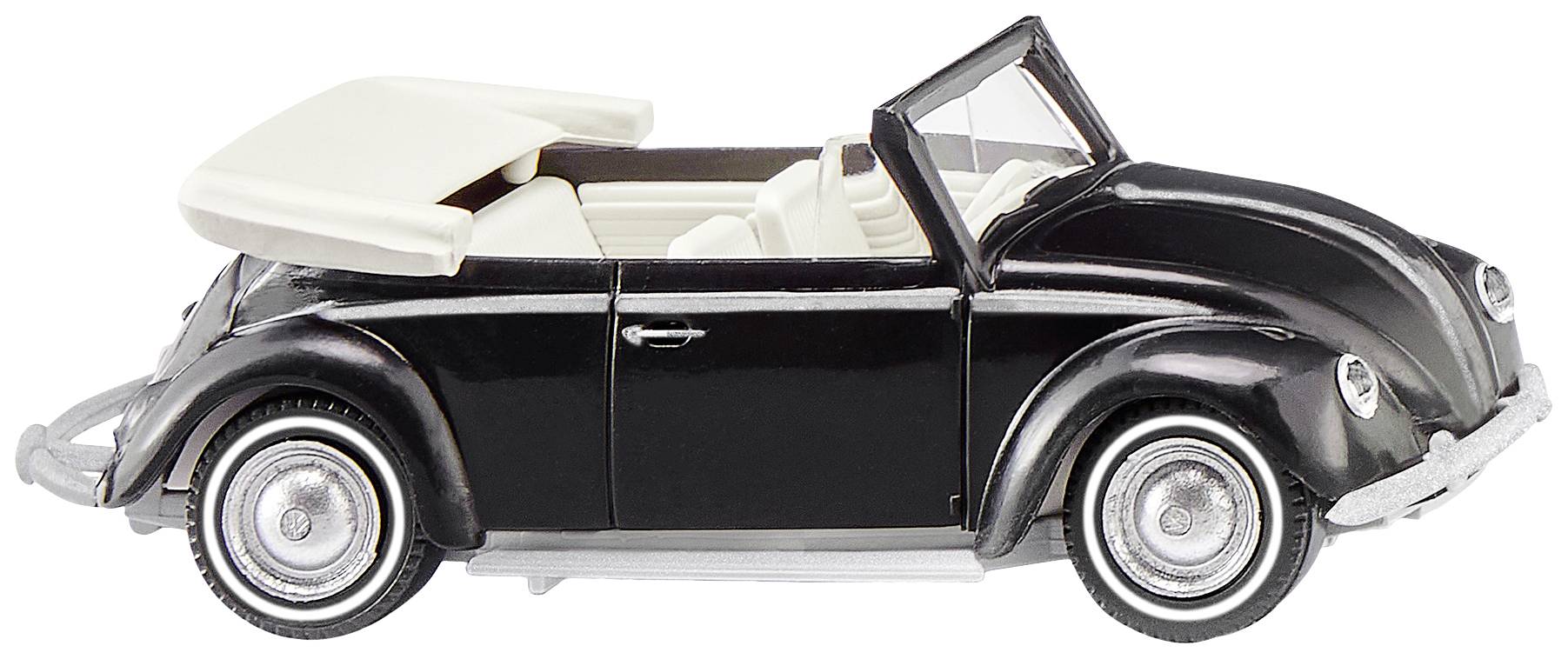 Wiking 0794 06 H0 Modèle réduit de voiture particulière Volkswagen Coccinelle 1200 Cabrio, noir