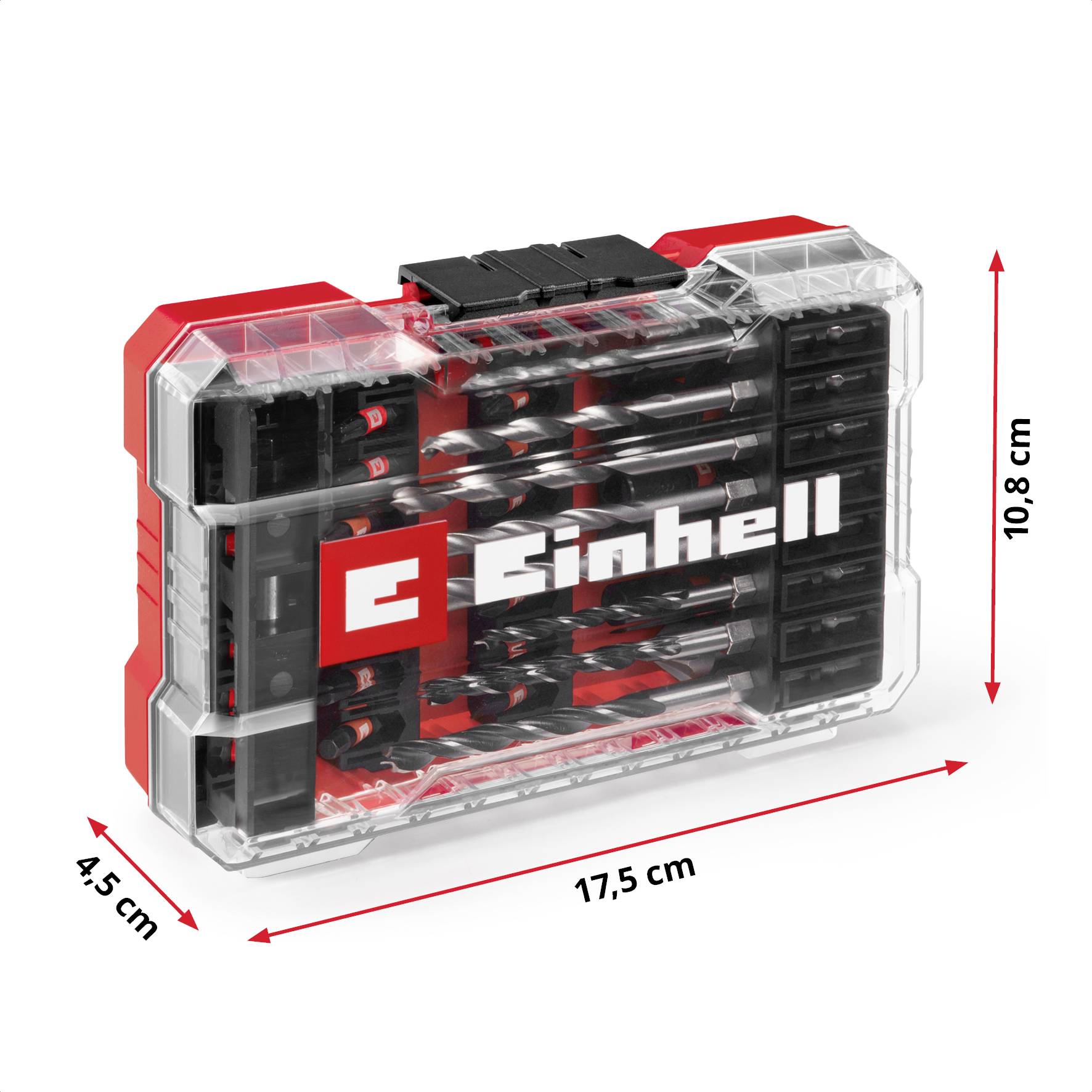 Einhell 108759 39 pièces Assortiment de forets et d'embouts