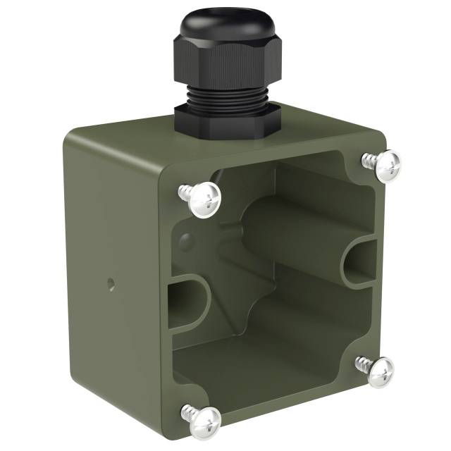 PC Electric 80168.u Couvercle PA6 bronze-vert (mat) IP68