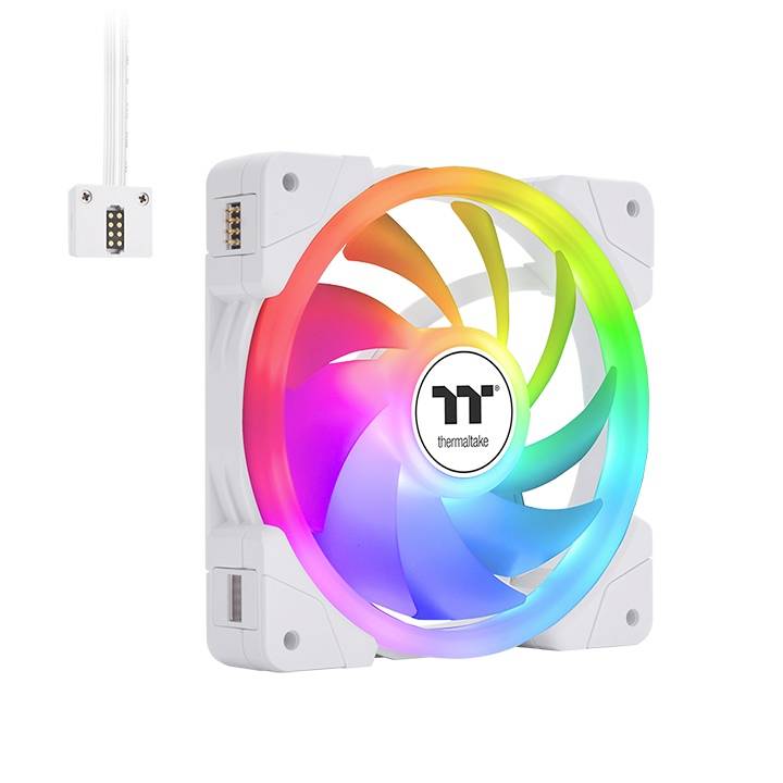 Thermaltake SWAFAN EX12 ARGB Ventilateur pour PC blanc (l x P) 140 mm x 140 mm