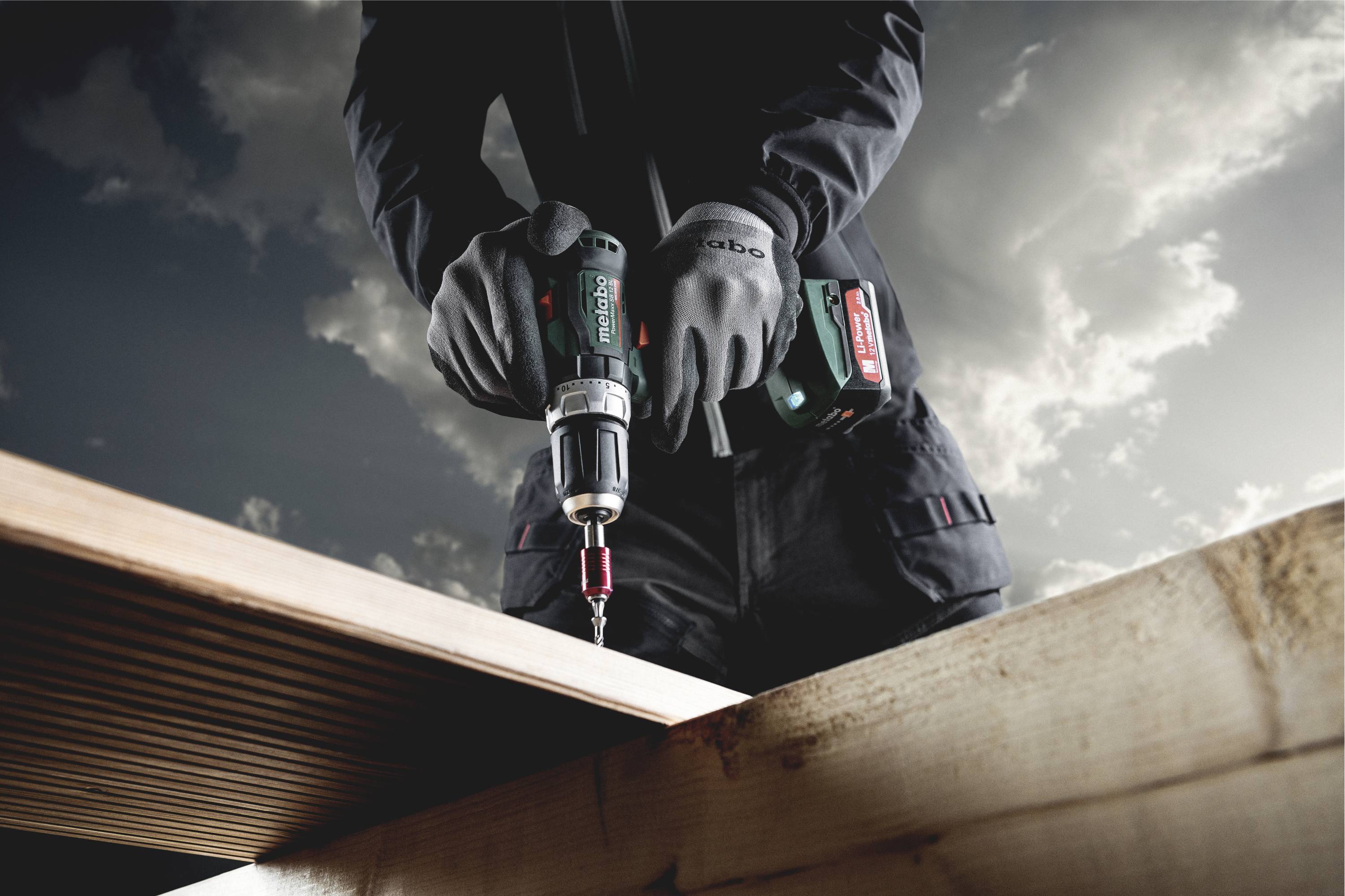 Metabo 601046500 -Perceuse-visseuse à percussion sans fil brushless, + 2 batteries, + chargeur