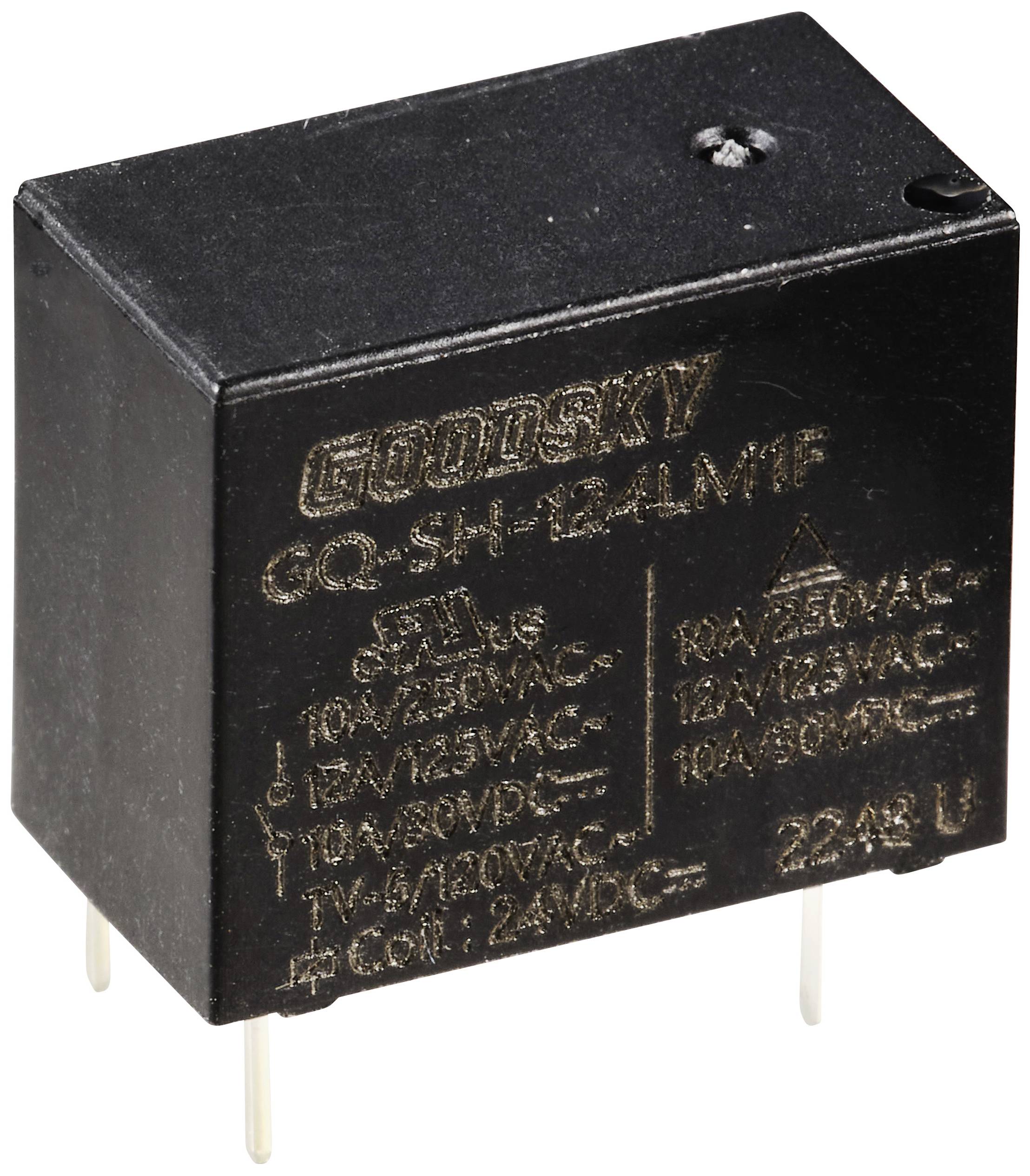 GoodSky GQ-SH-124LM1F Relais pour circuits imprimés 24 V/DC 10 A 1 NO (T)
