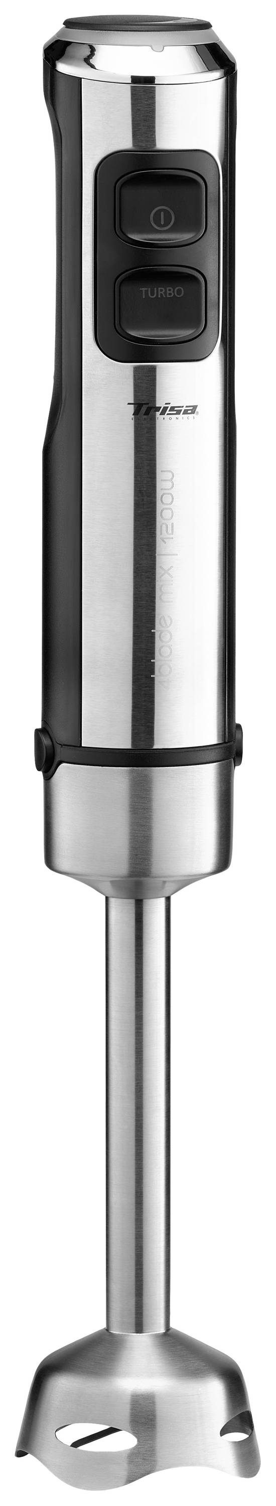 Trisa 4Blade Mix Mixeur plongeant 1200 W fonction turbo acier inoxydable