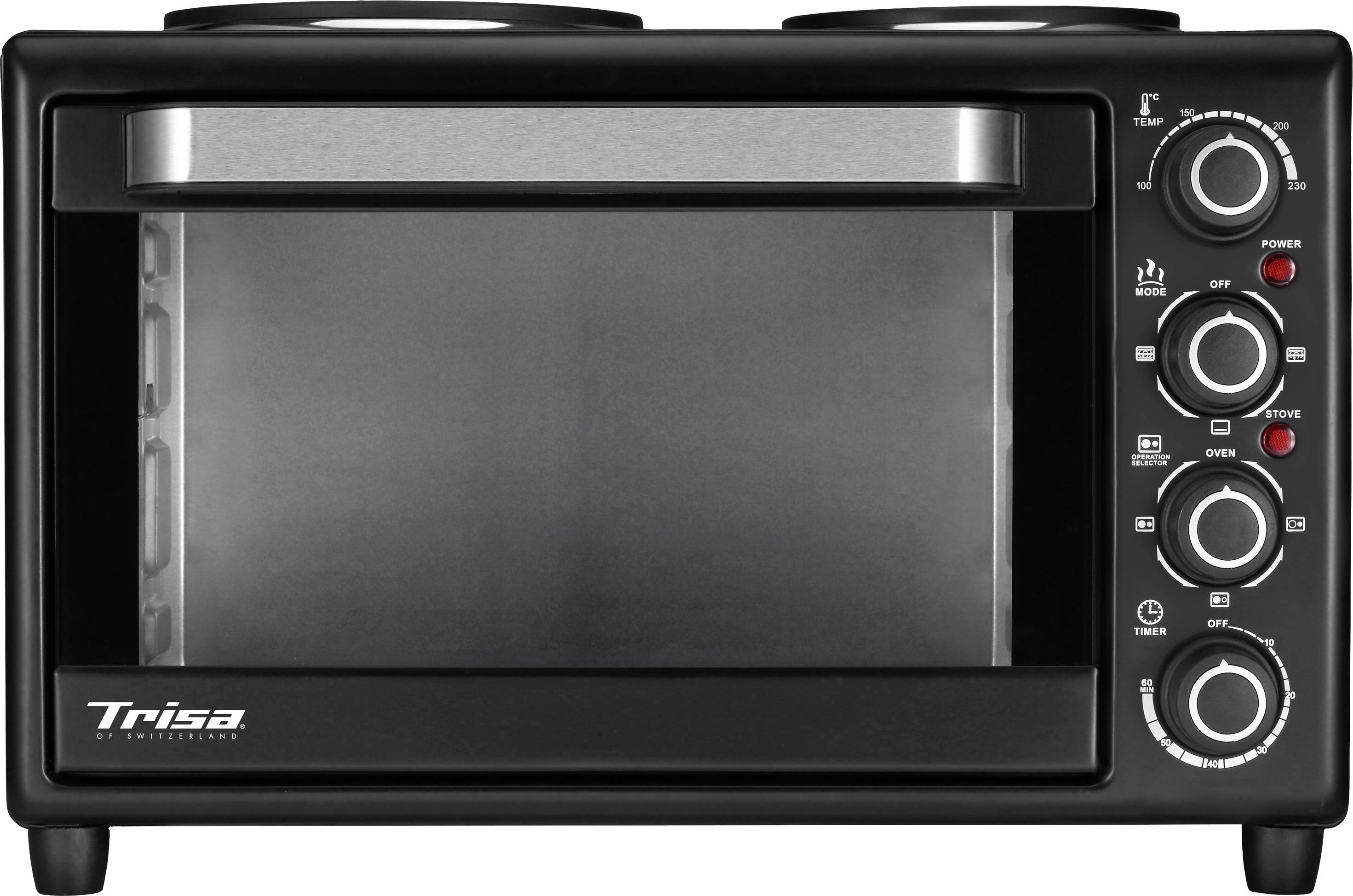 Trisa Bake & Cook Mini-four avec fonction cuisson, fonction minuteur