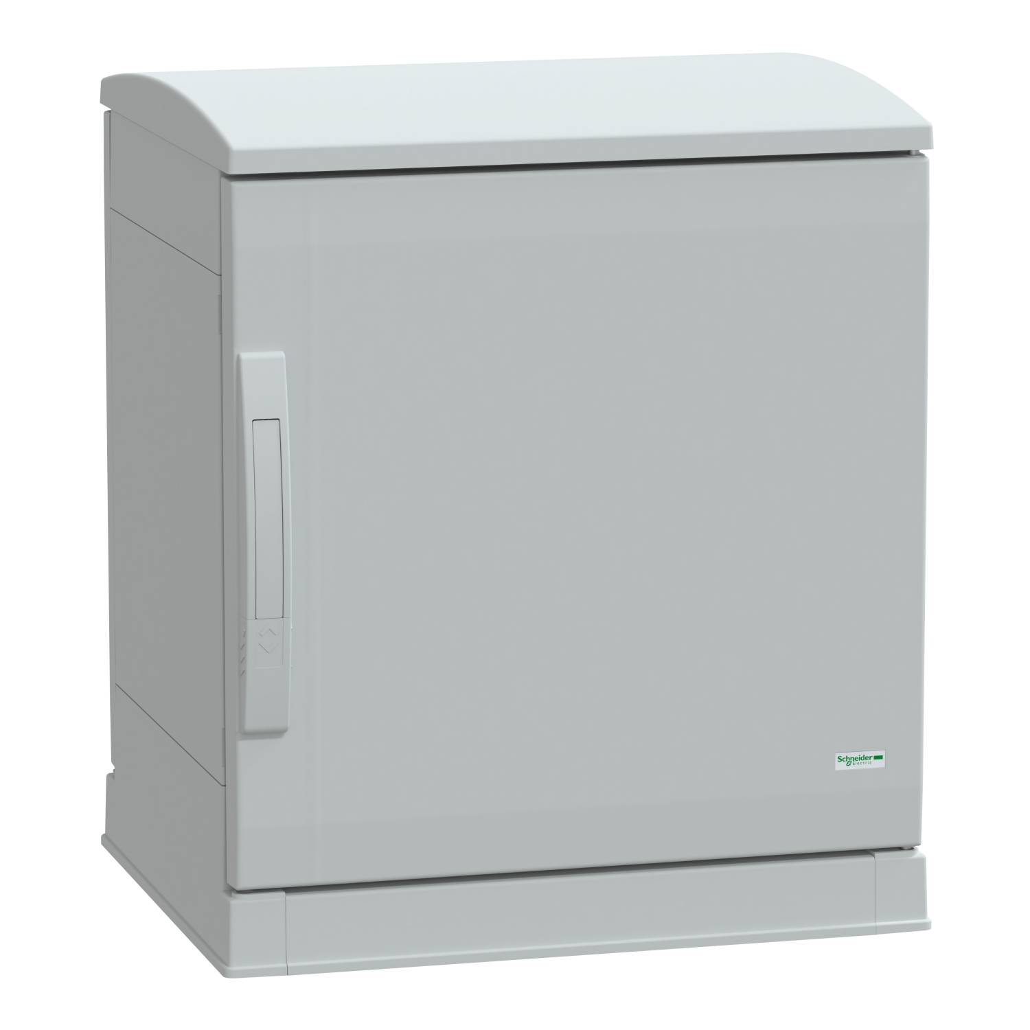 Boîtier en polyester au sol. Vers. Plazt. Ouvert. Socle+pont. 500 x 500 x 420 IP44 Schneider Electric Contenu: 1 pc(s)