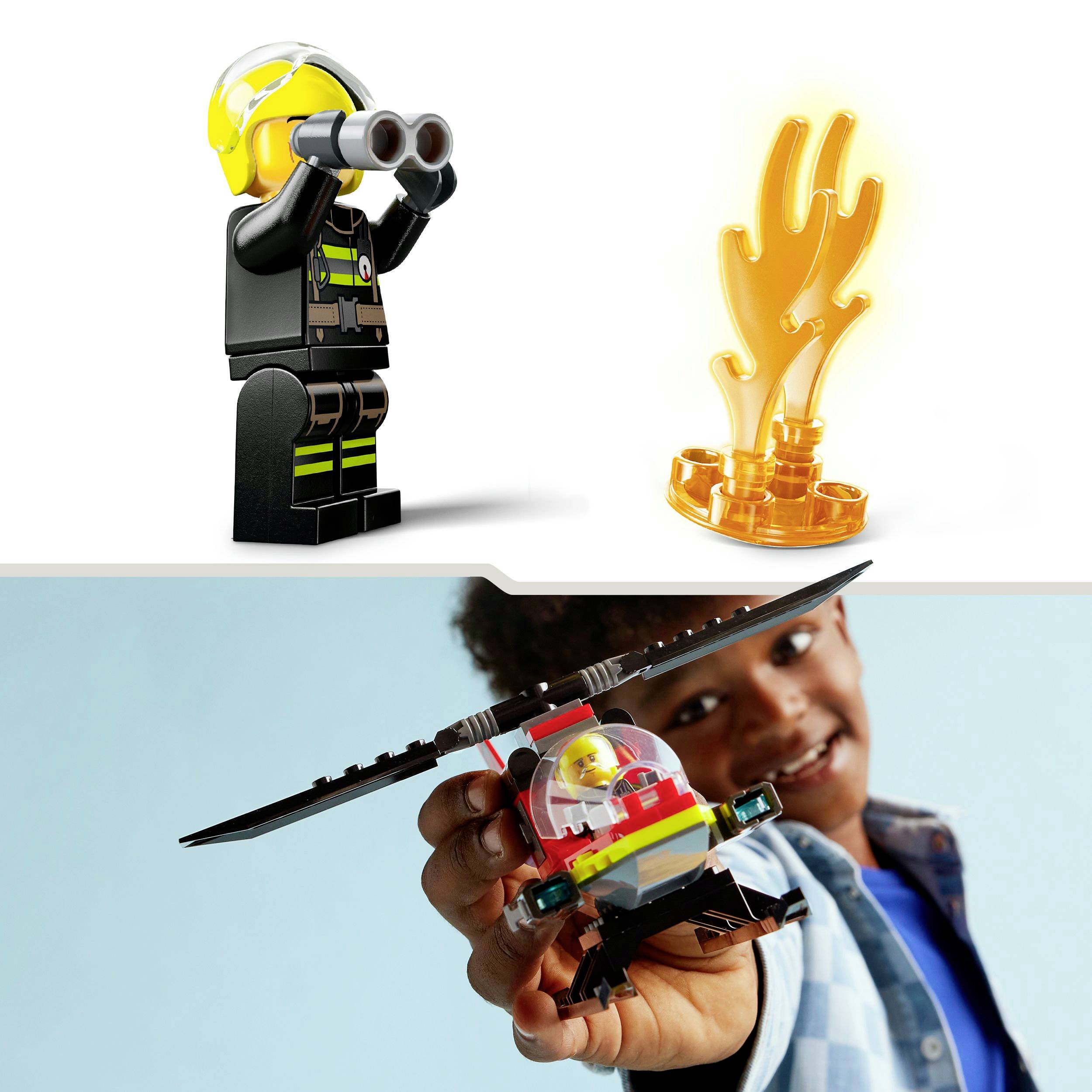 60411 LEGO® CITY Hélicoptère de pompiers