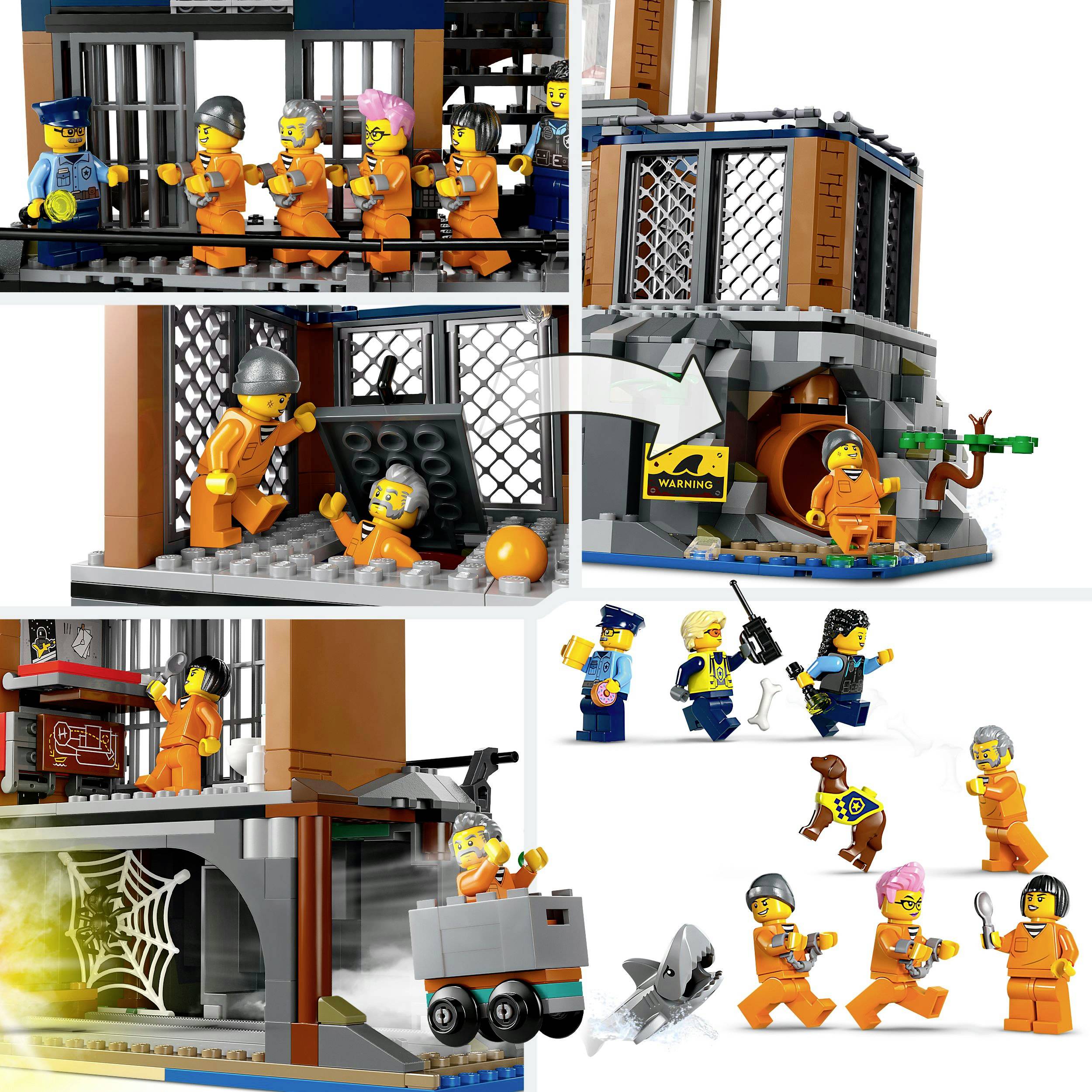 60419 LEGO® CITY Poste de police sur l'île de la prison