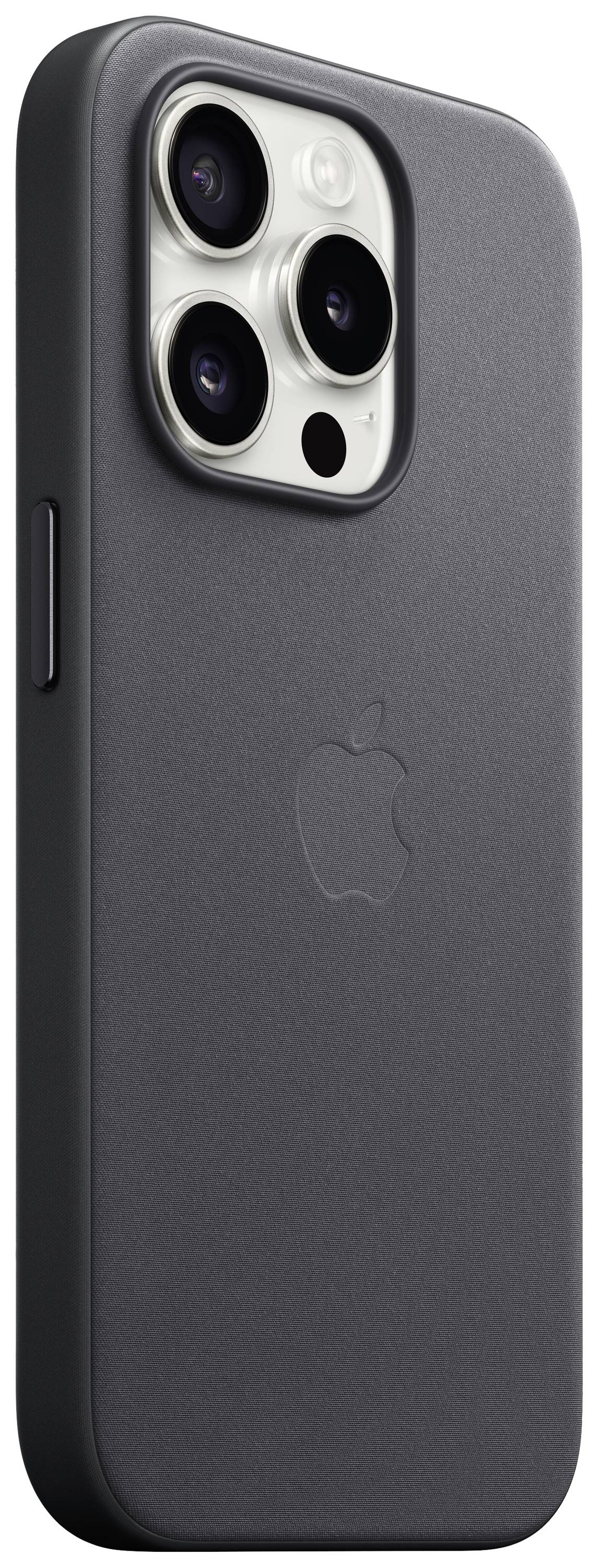 Apple Finewoven Case Coque arrière Apple iPhone 15 Pro noir chargement par induction, résistant aux chocs