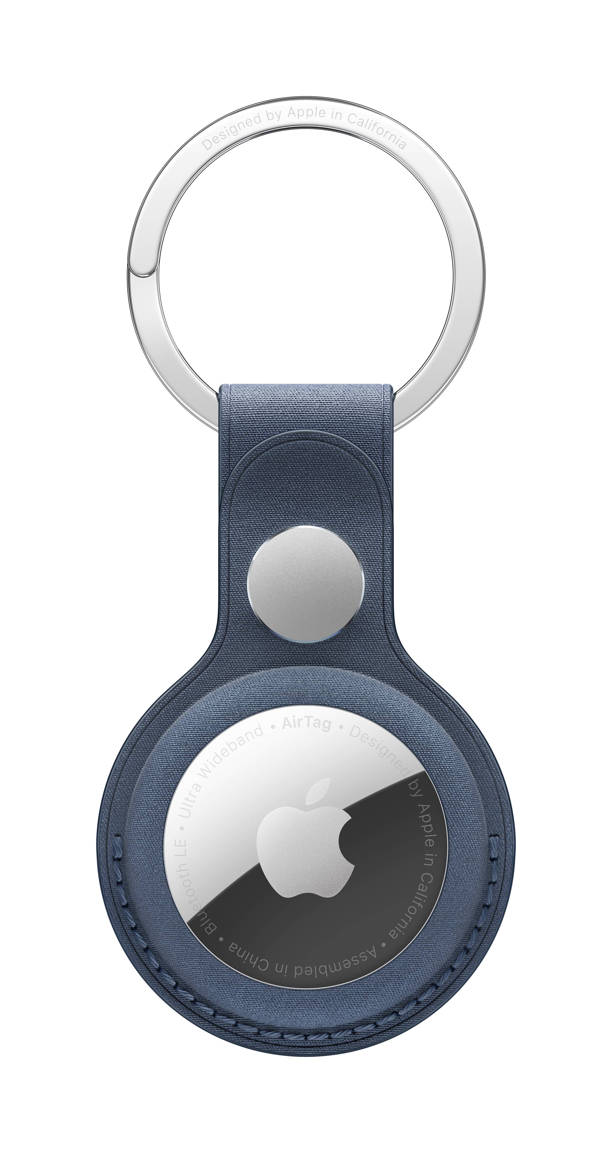 Apple Finewoven Key Ring Porte-clés AirTag bleu pacifique