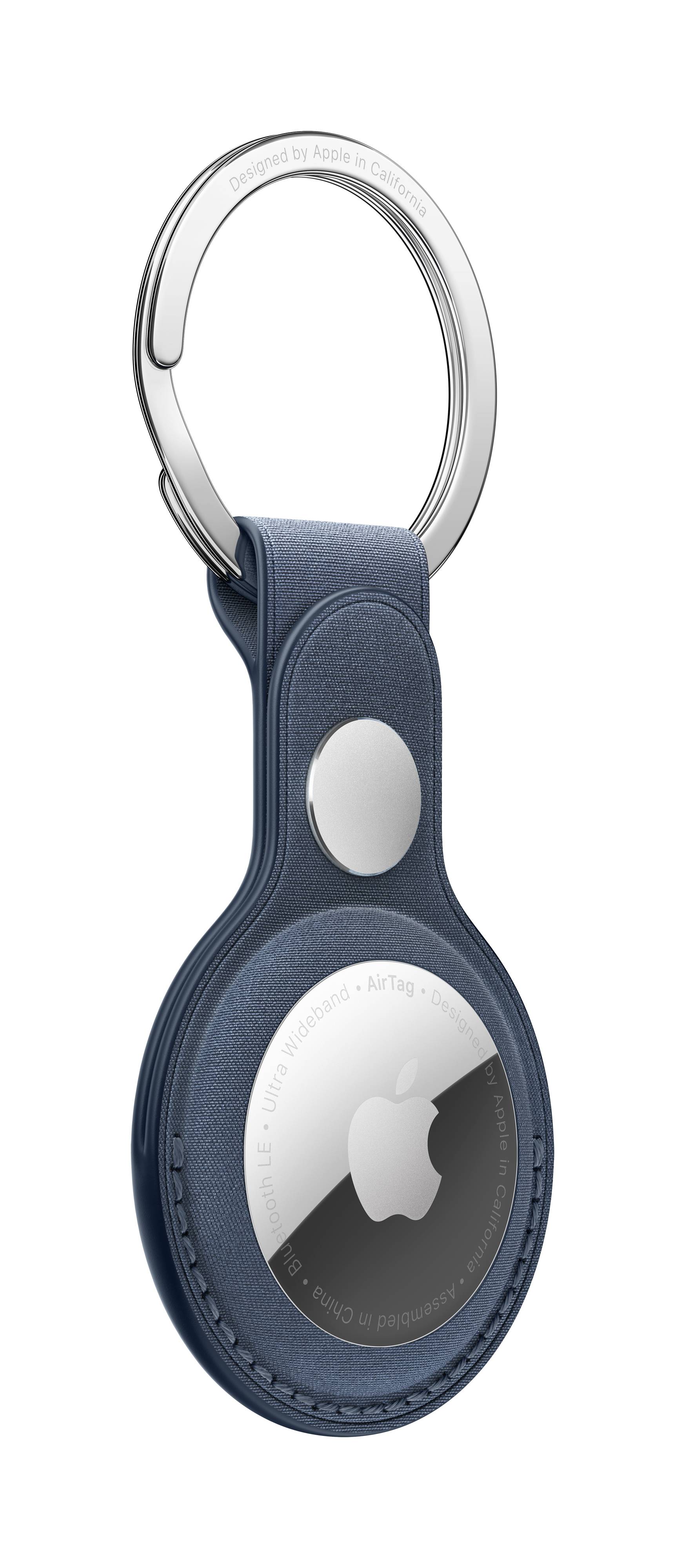 Apple Finewoven Key Ring Porte-clés AirTag bleu pacifique