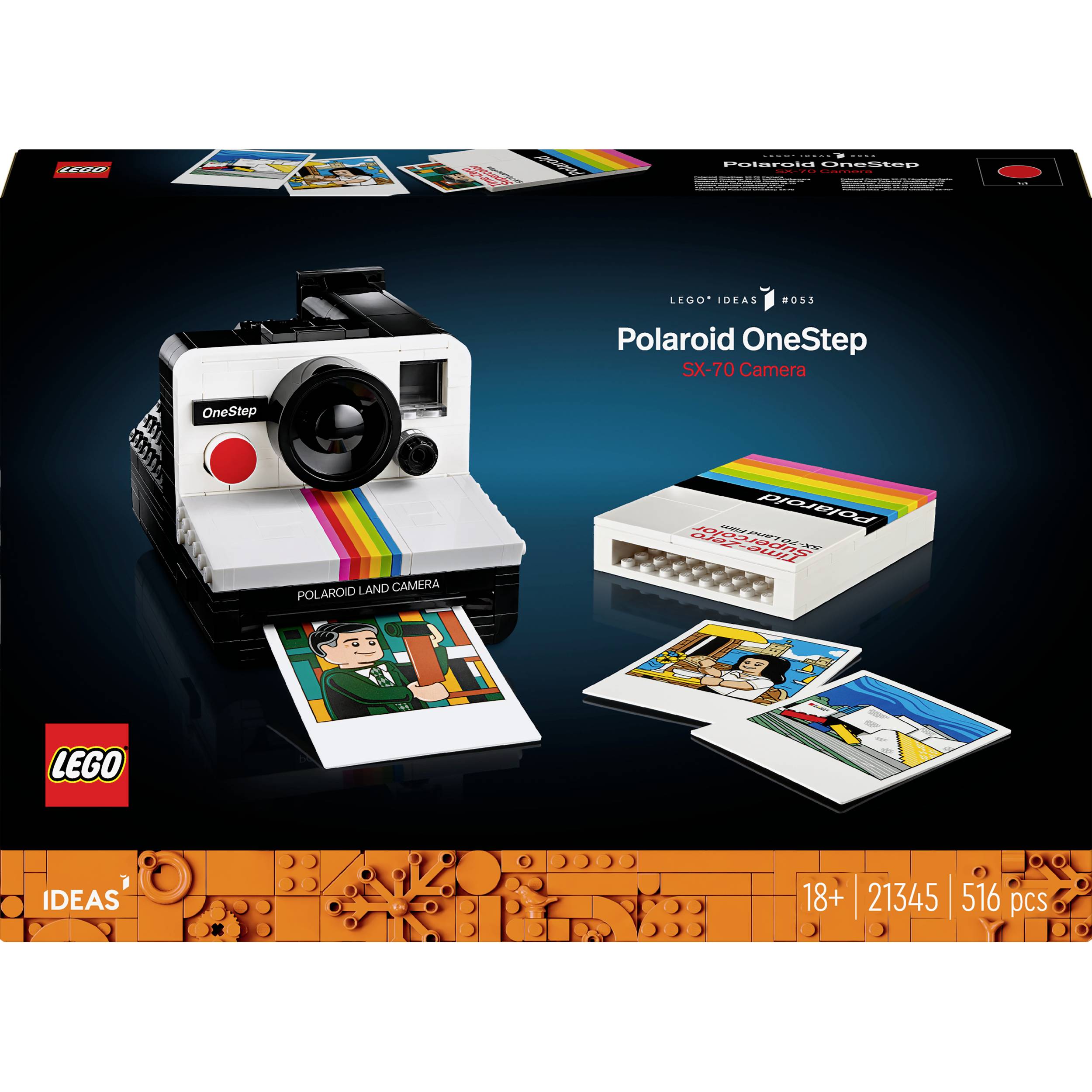 21345 LEGO® IDEAS Caméra Polaroid OneStep SX-70