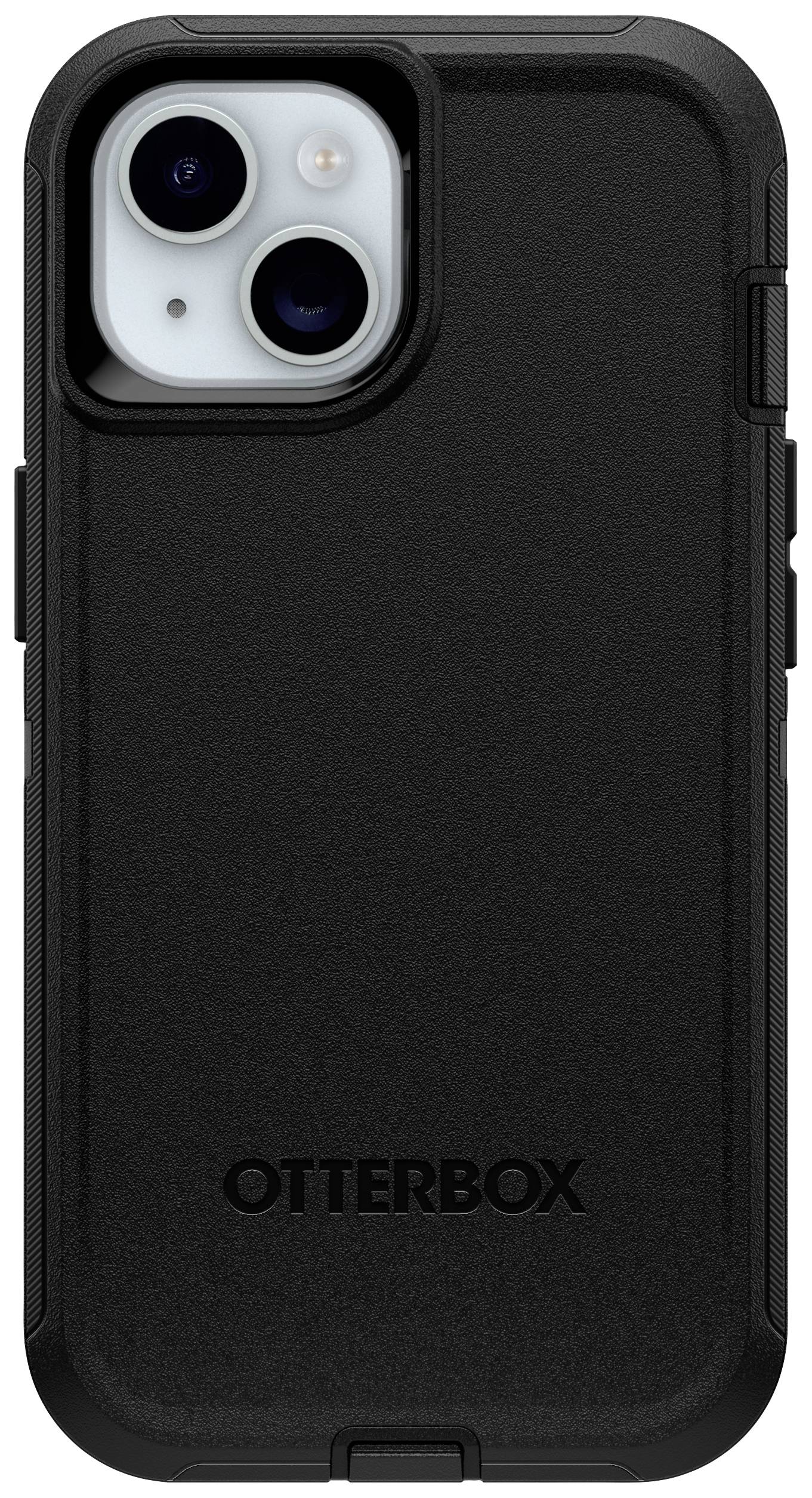 Otterbox Defender Coque arrière Apple iPhone 13, iPhone 14, iPhone 15 noir compatible avec MagSafe, fonction socle