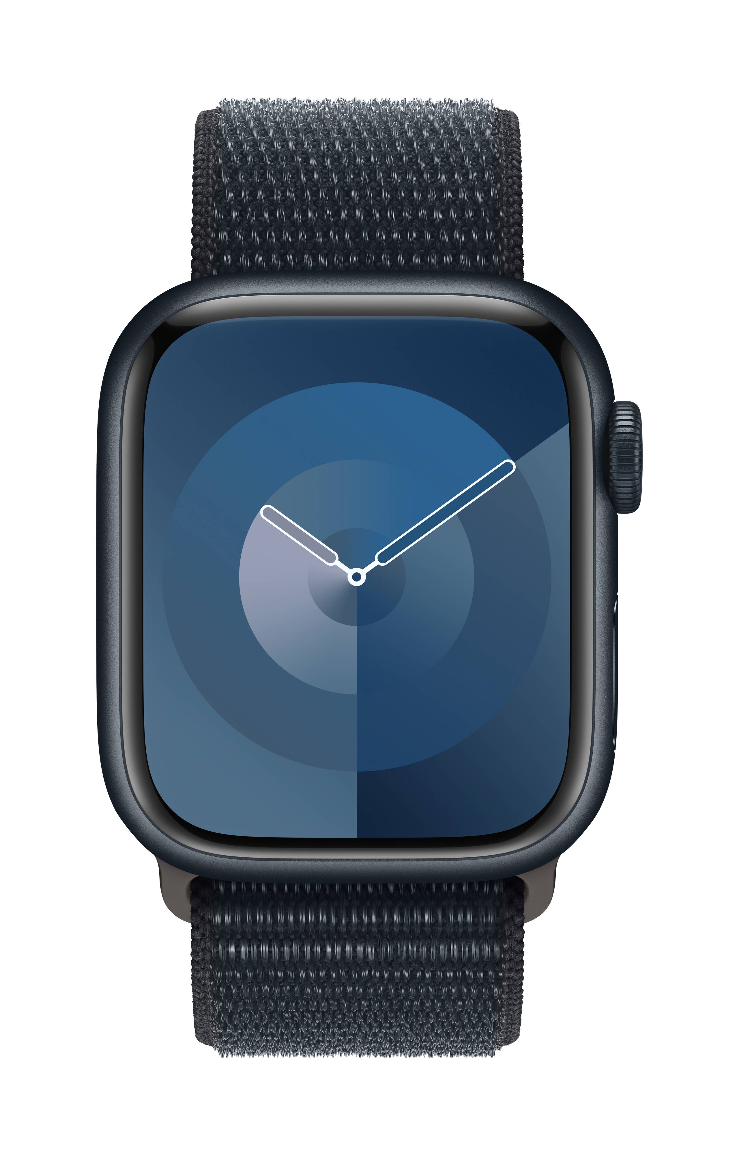 Apple Watch Series 9 GPS 41 mm boîtier en aluminium Sport Loop Midnight