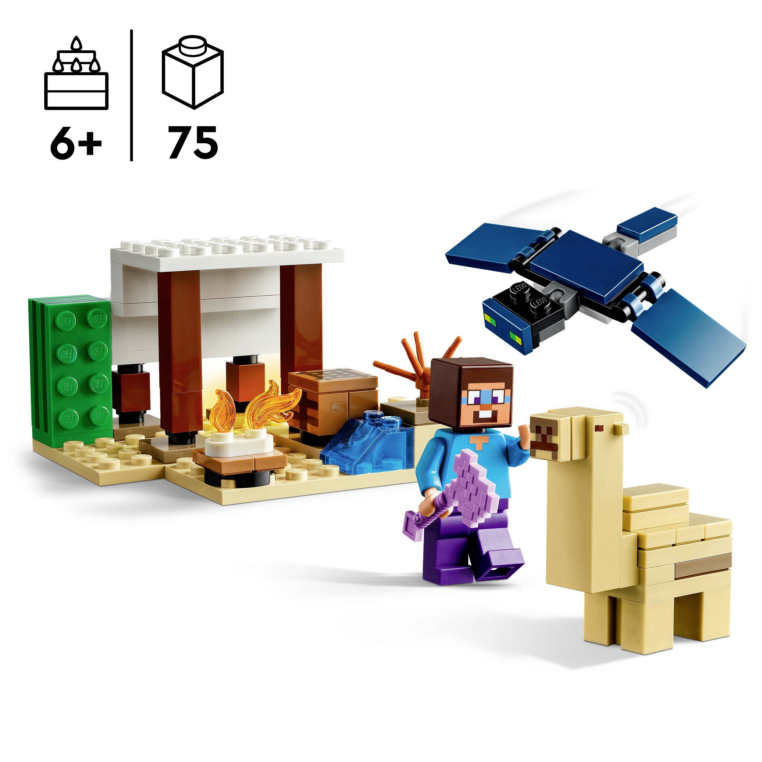 21251 LEGO® MINECRAFT Expédition dans le désert de Steve