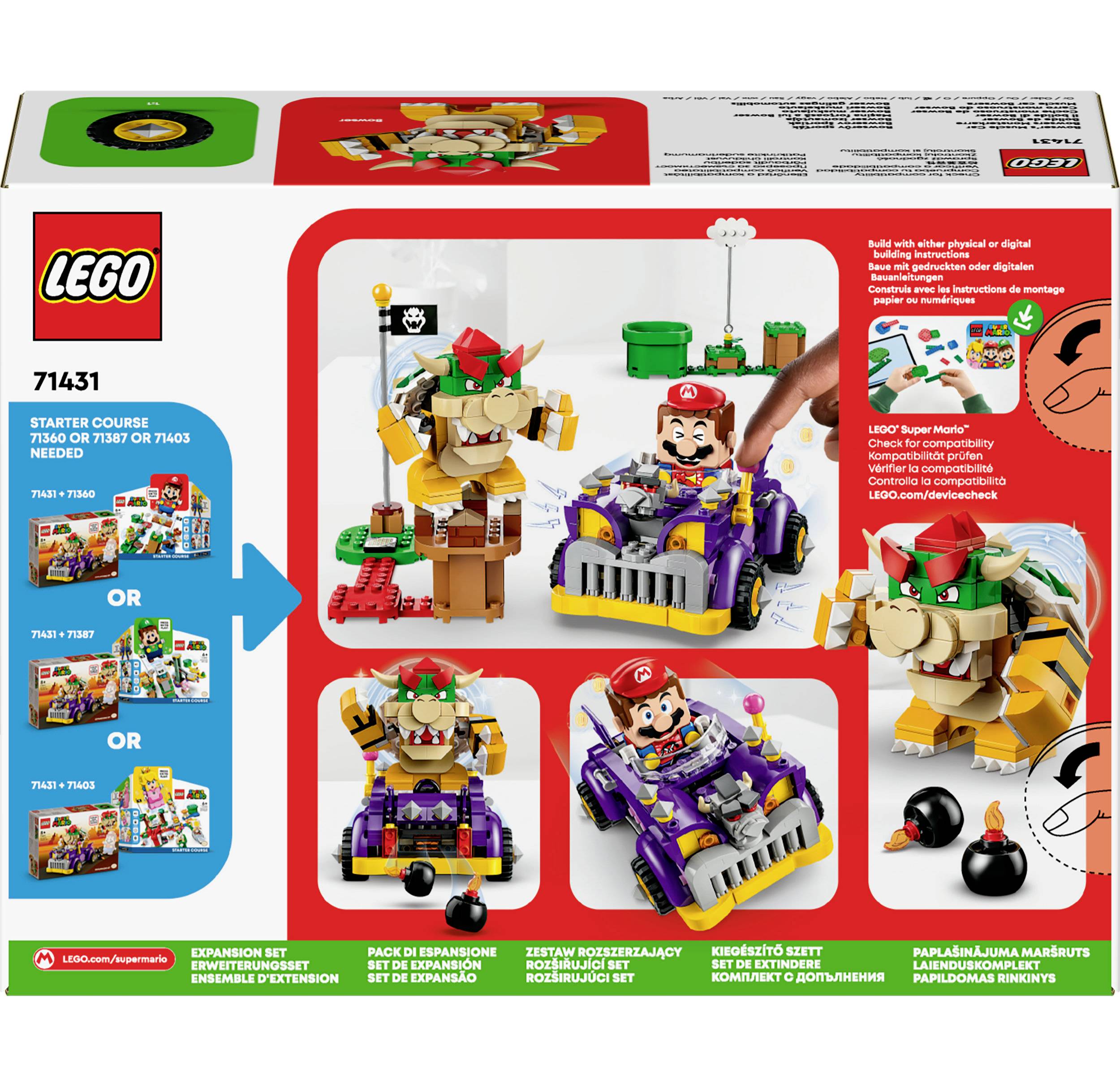 71431 LEGO® Super Mario™ SET d'extension Bowser Monster