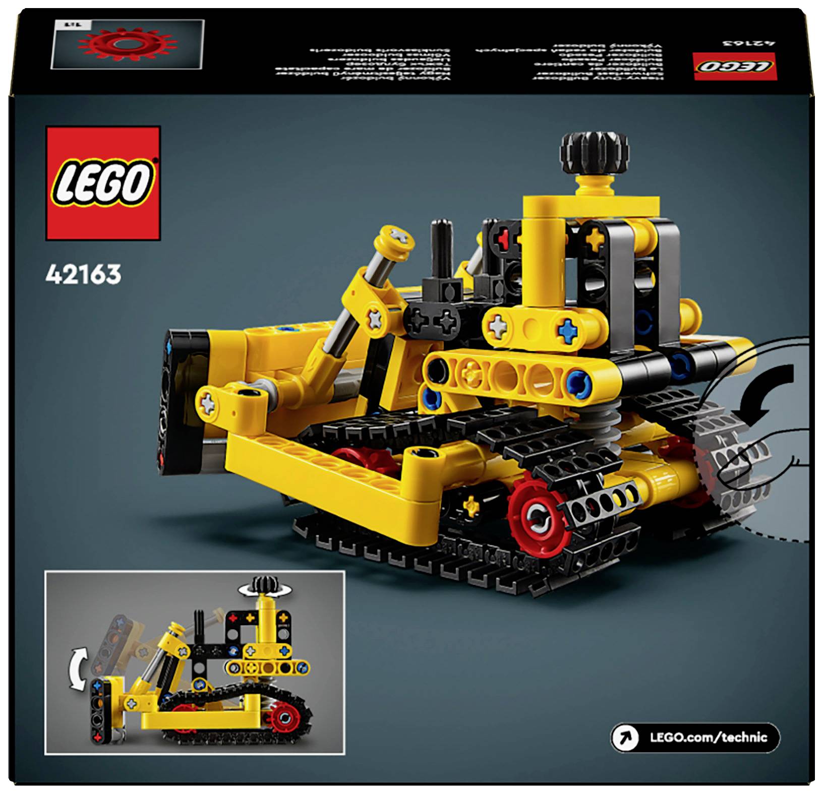 42163 LEGO® TECHNIC Bulldozer pour charges lourdes