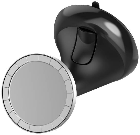 Hama MagLock ventouse Support de téléphone portable pour voiture pivotant à 360°