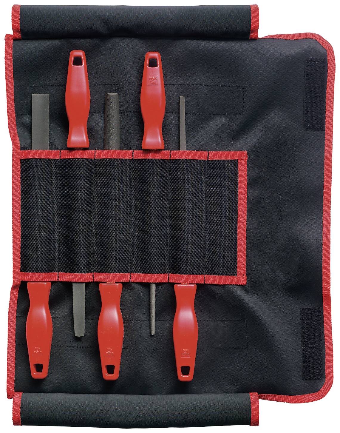 Dick 13081230 Assortiment de pièces d'atelier plat en 200 et 300 mm, manche 1-2-3 avec poignée 2 composants dans un sac à