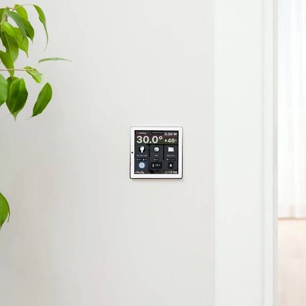 Shelly Wall Display Écran tactile mural Wi-Fi