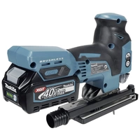 Makita Scie sauteuse pendulaire sans fil JV001GD101 brushless, + batterie, + chargeur 700 W 40 V 2.5 Ah Nombre d’accus fournis 1 Makita Scie sauteuse pendulaire sans fil JV001GD101 brushless, + batterie, + chargeur 700 W 40 V 2.5 Ah Nombre d’accus fournis 1